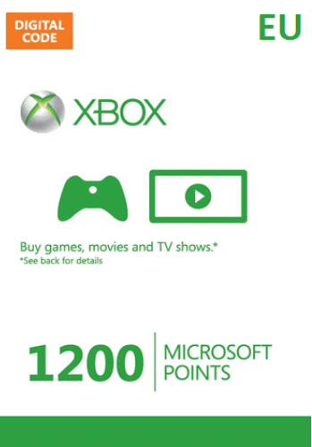 EU 1200 Microsoft Points (14.40€/£10.20) cover image