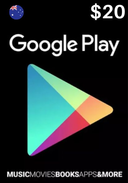 Australija Google Play 20 AUD Dovanų Kortelė cover image