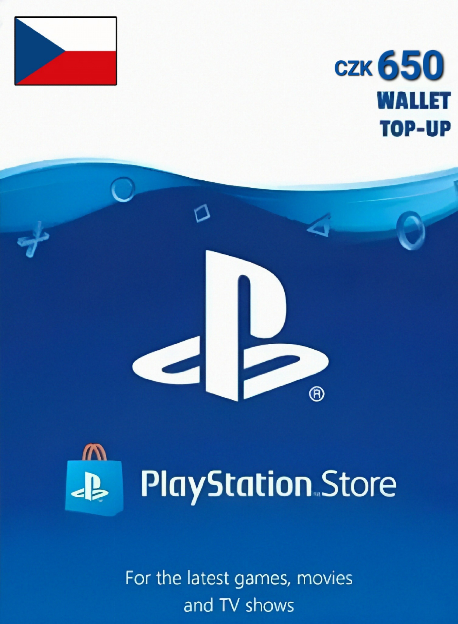 Czech Republic PSN 650 CZK Gift Card cover image