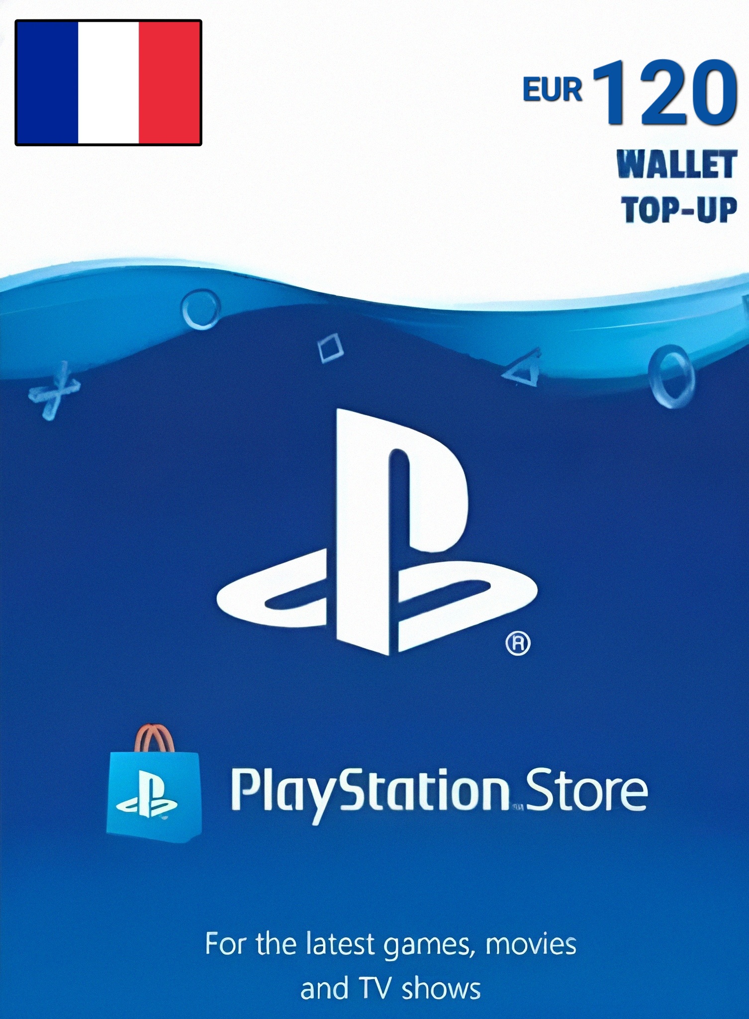 Prantsusmaa PSN 120 EUR Kinkekaart cover image