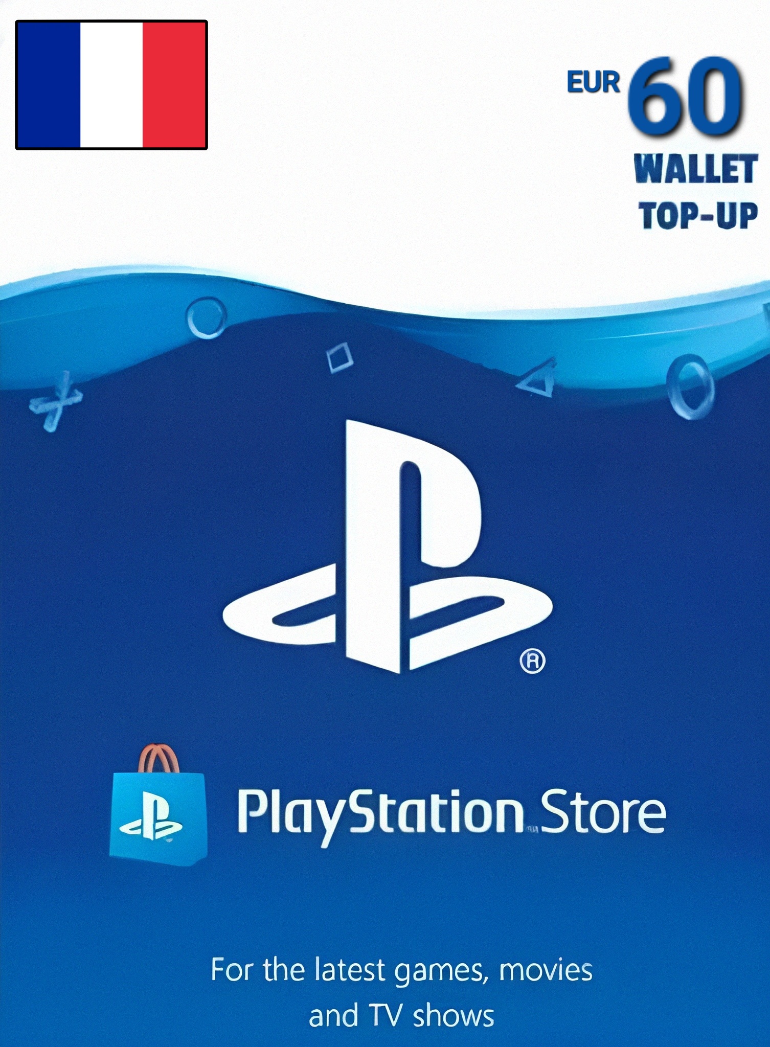 Prantsusmaa PSN 60 EUR Kinkekaart cover image