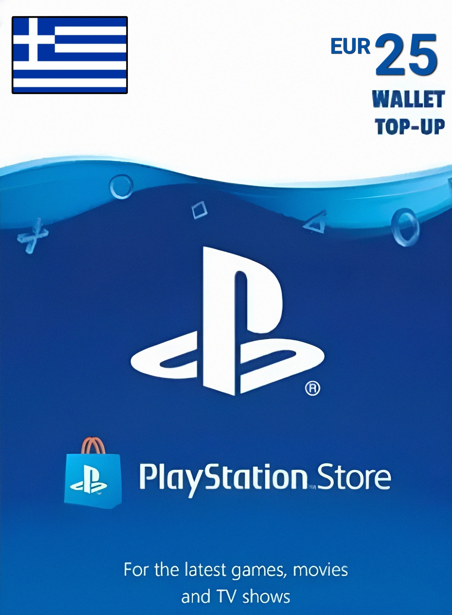 Greece PSN 25 EUR Gift Card cover image