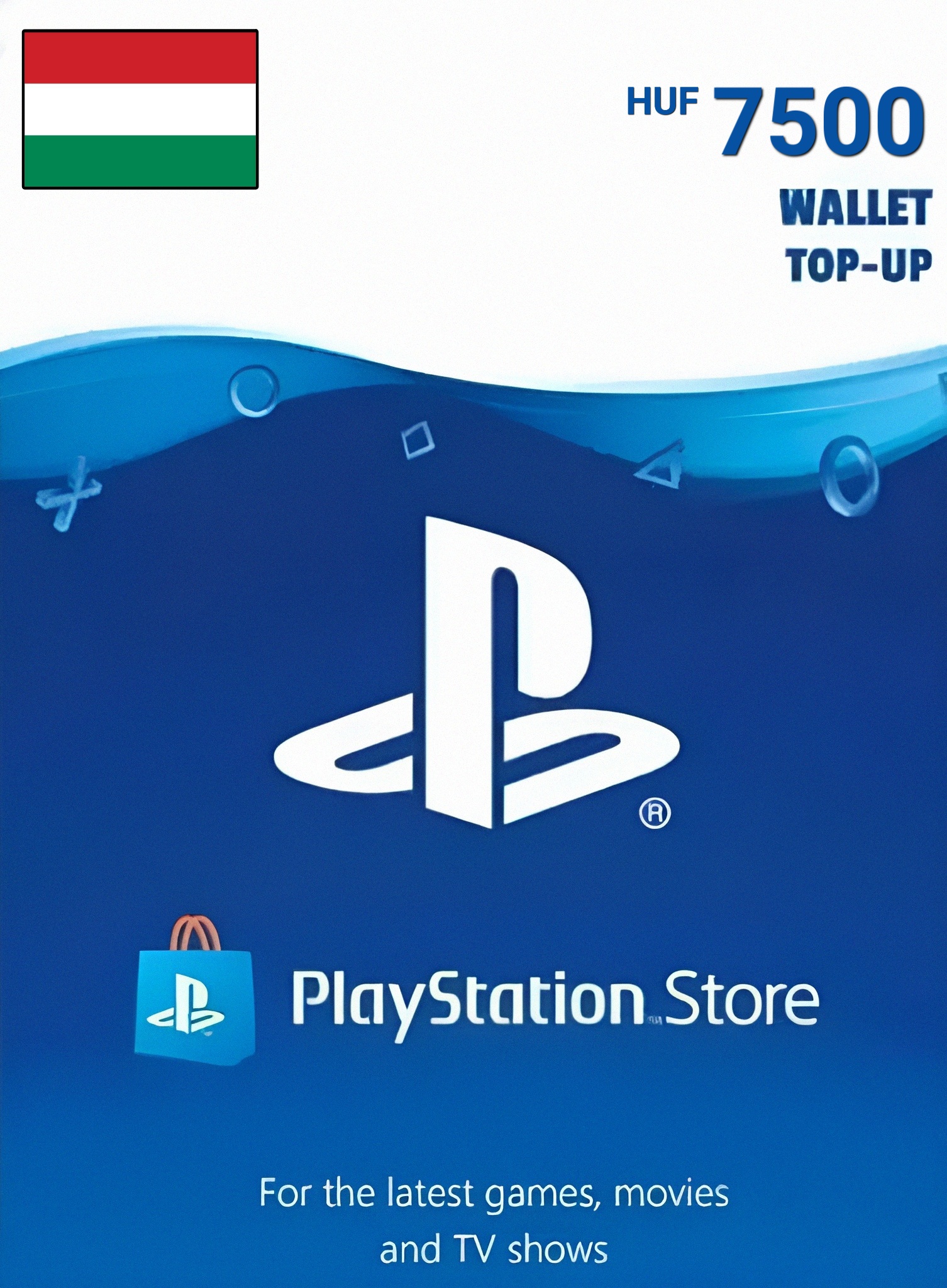 Hungary PSN 7500 HUF Gift Card cover image