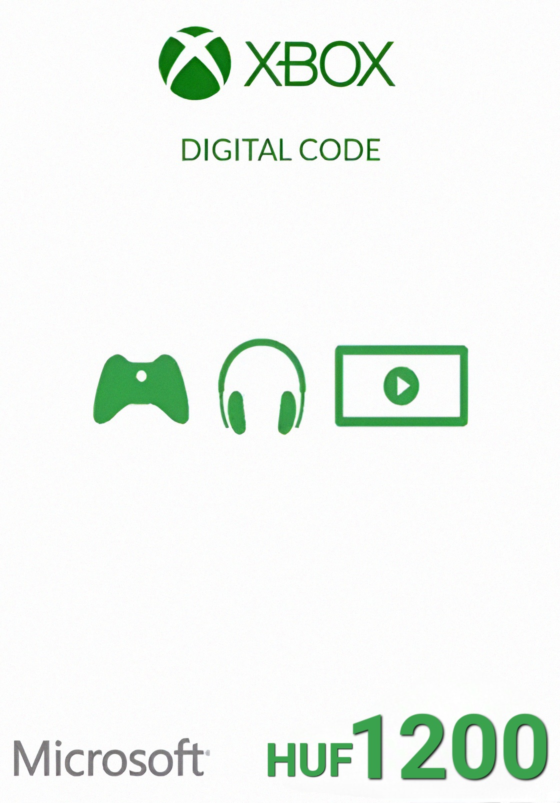 Hungary Xbox 1200 HUF Gift Card cover image