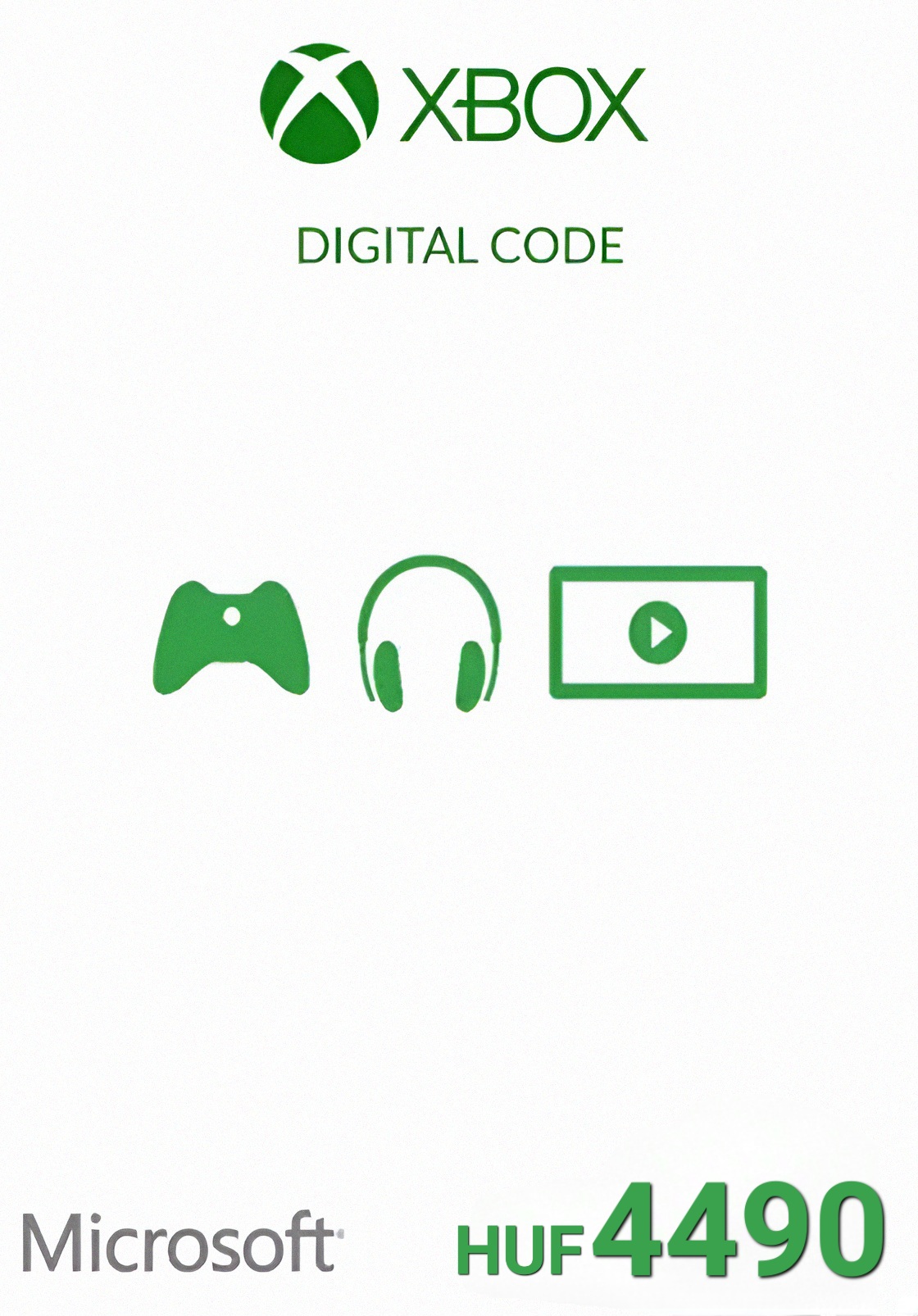 Hungary Xbox 4490 HUF Gift Card cover image