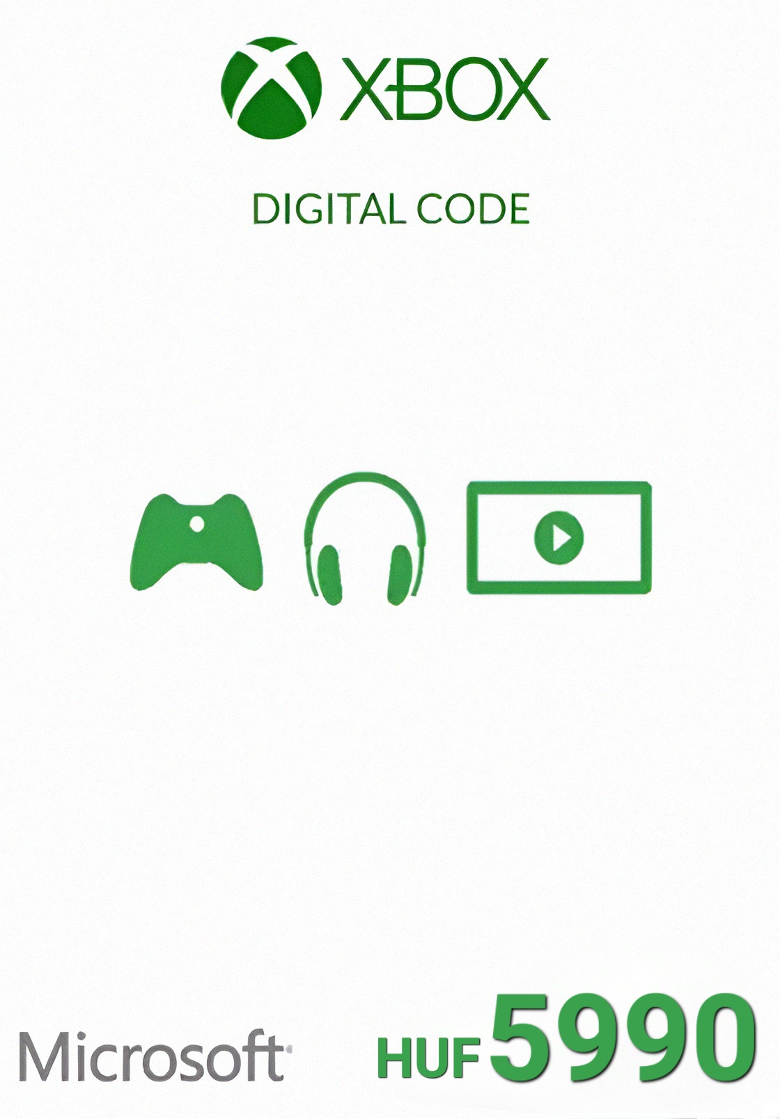 Hungary Xbox 5990 HUF Gift Card cover image