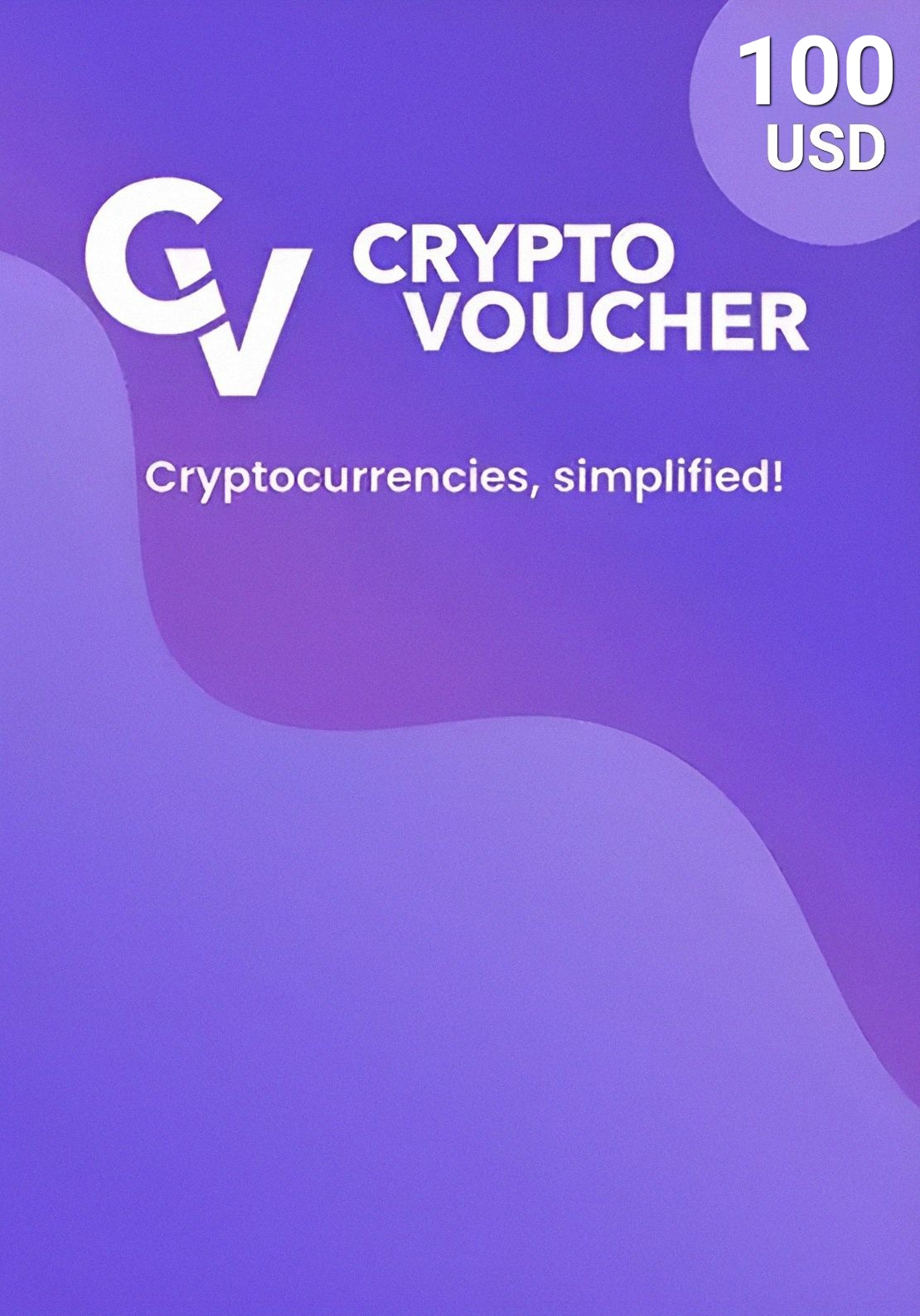 Crypto Voucher USA 100 USD Kinkekaart cover image