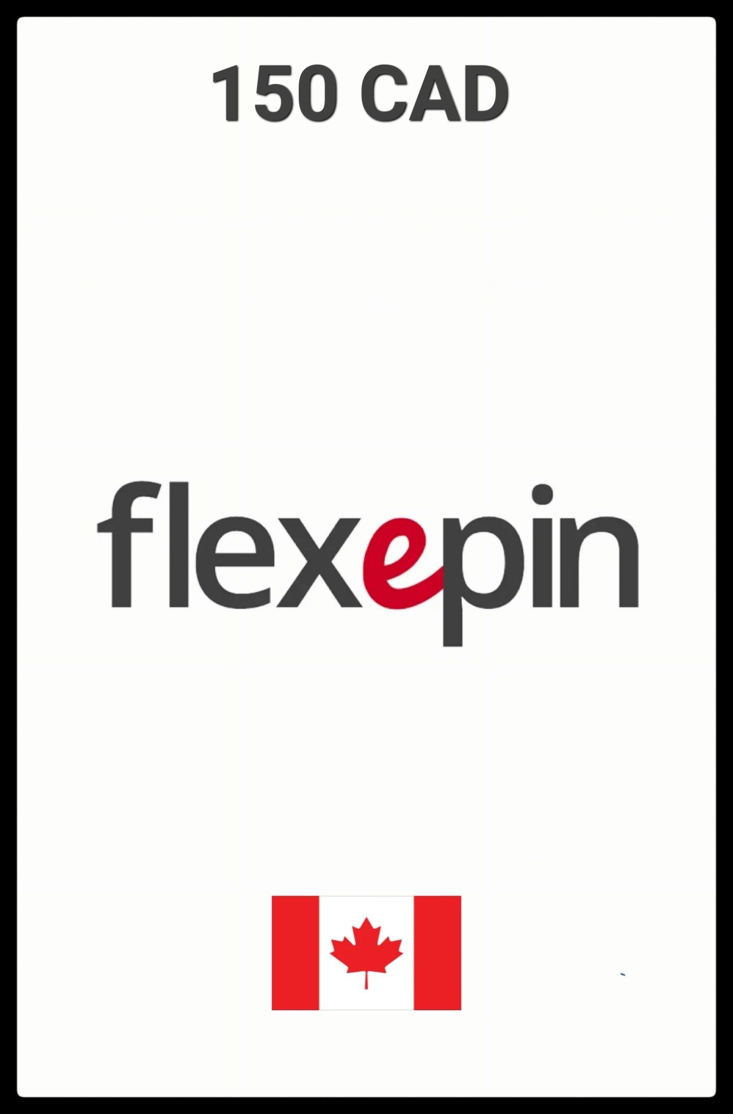 Flexepin Kanada 150 CAD Kinkekaart cover image