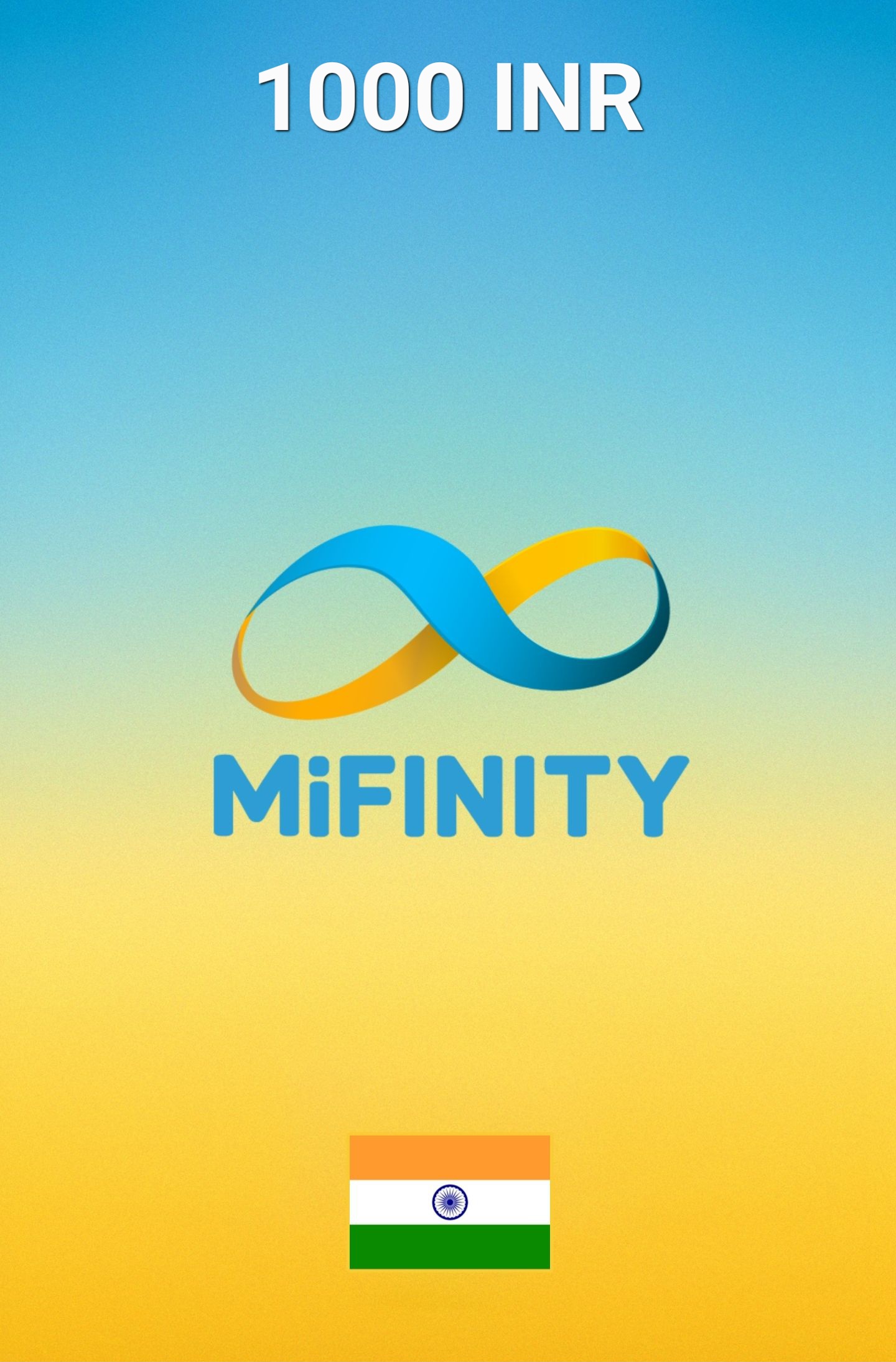 Mifinity India 1000 INR Gift Card cover image