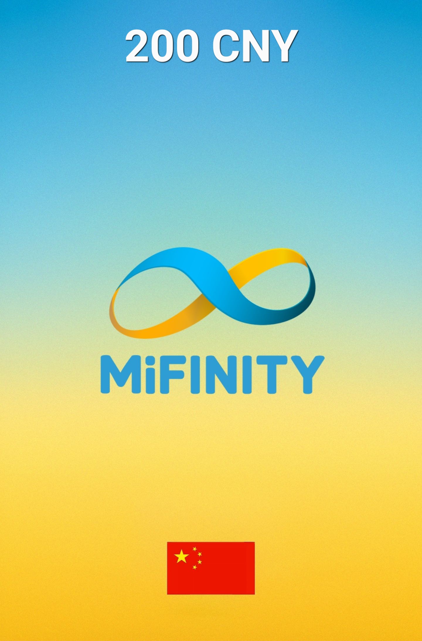 Mifinity China 200 CNY Gift Card cover image
