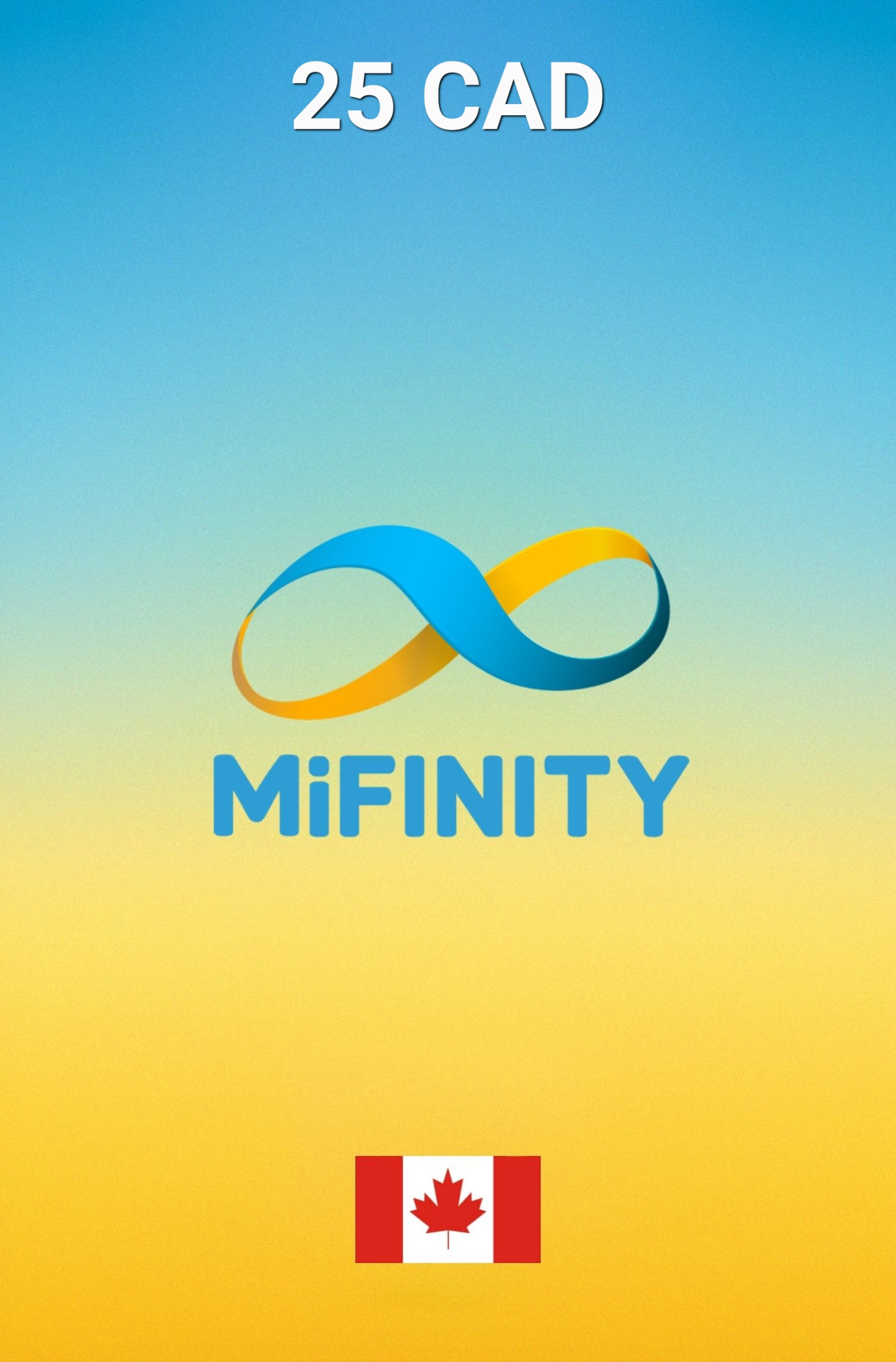 Mifinity Canada 25 CAD Gift Card cover image