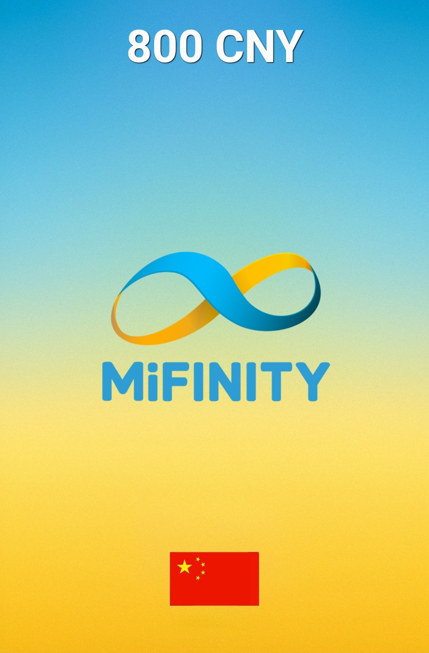 Mifinity China 800 CNY Gift Card cover image