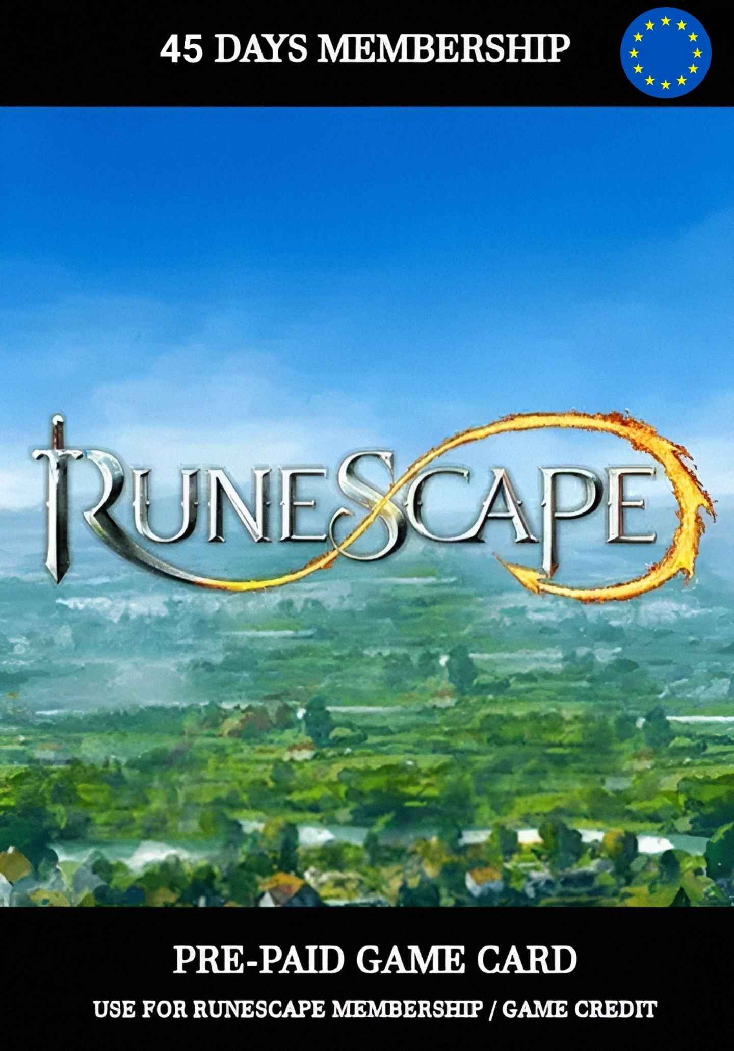Runescape 45 Days EU Gift Card cover image