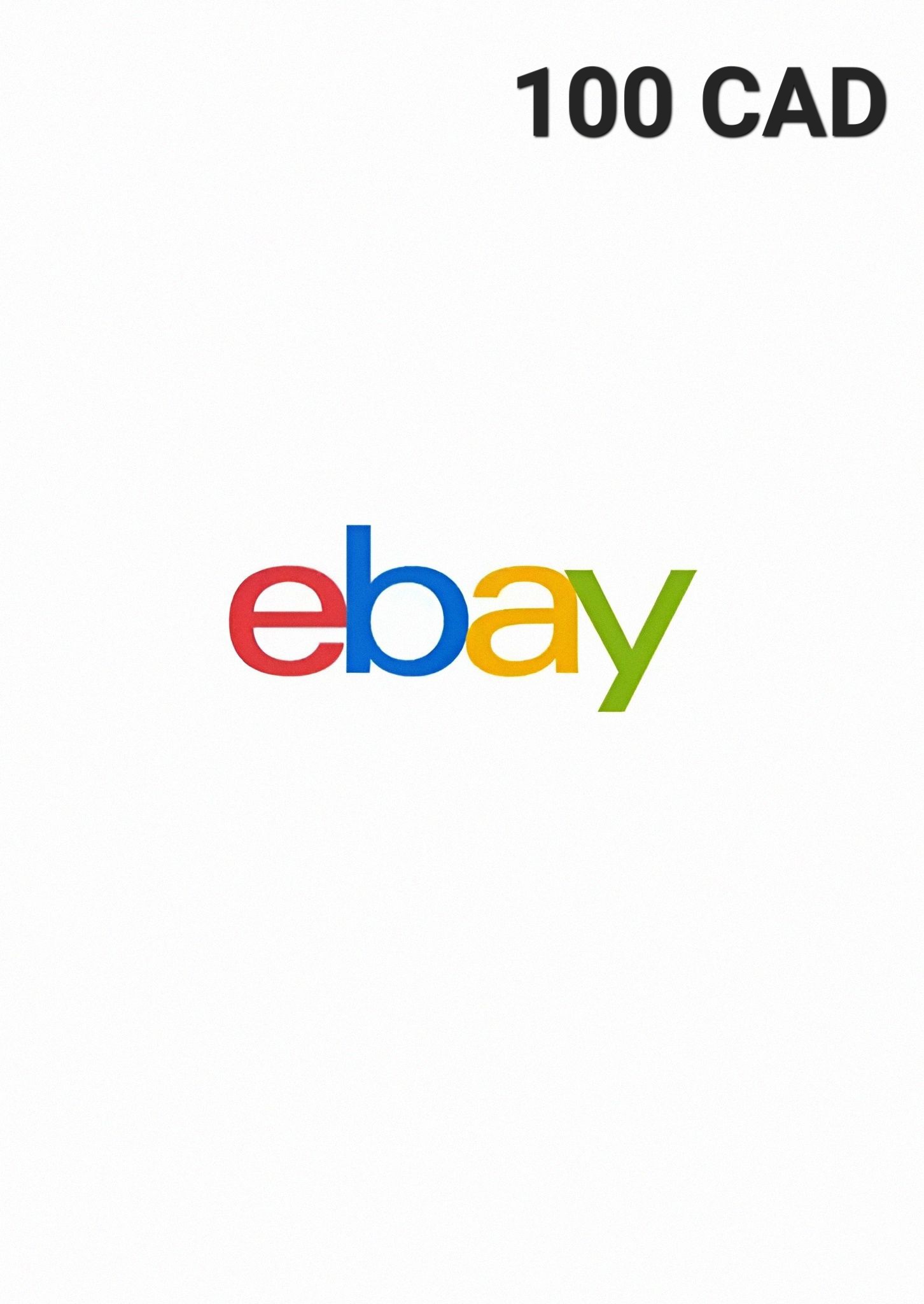 eBay Canada 100 CAD Gift Card cover image
