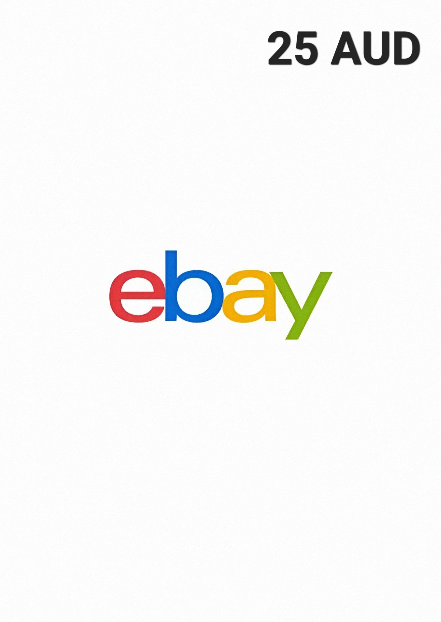 eBay Australia 25 AUD Gift Card cover image
