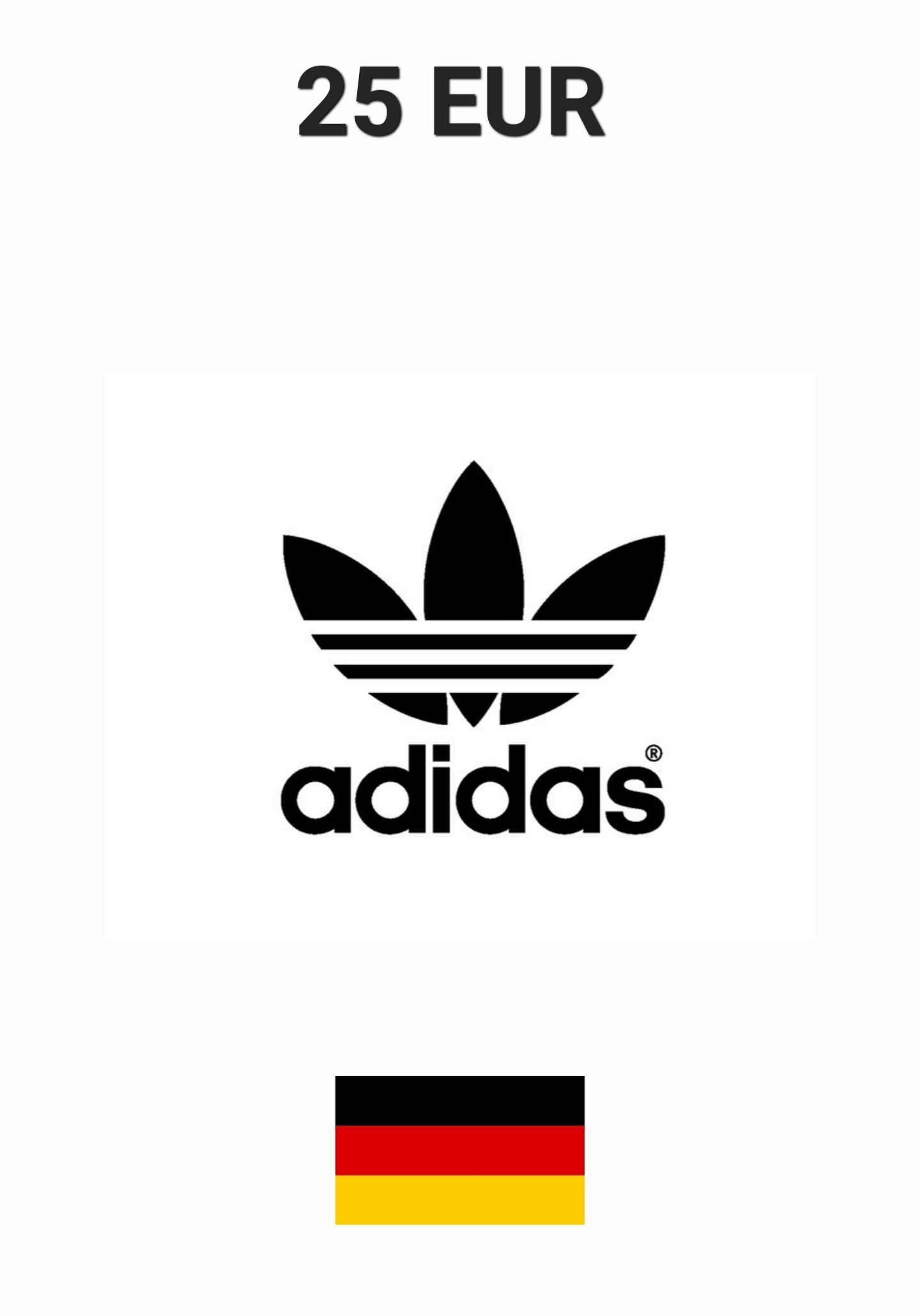 Adidas Germany 25 EUR Gift Card cover image