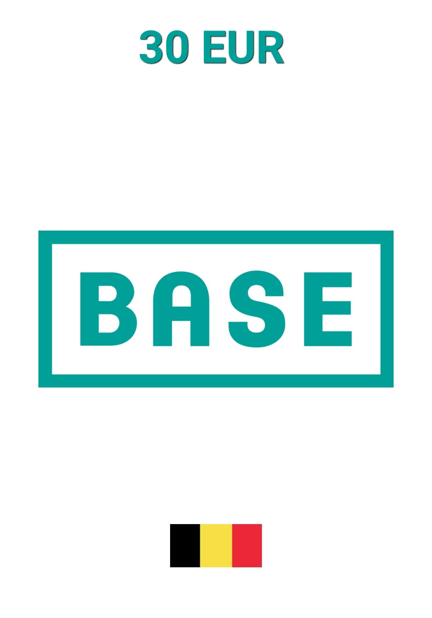 Base Belgium 30 EUR Gift Card cover image