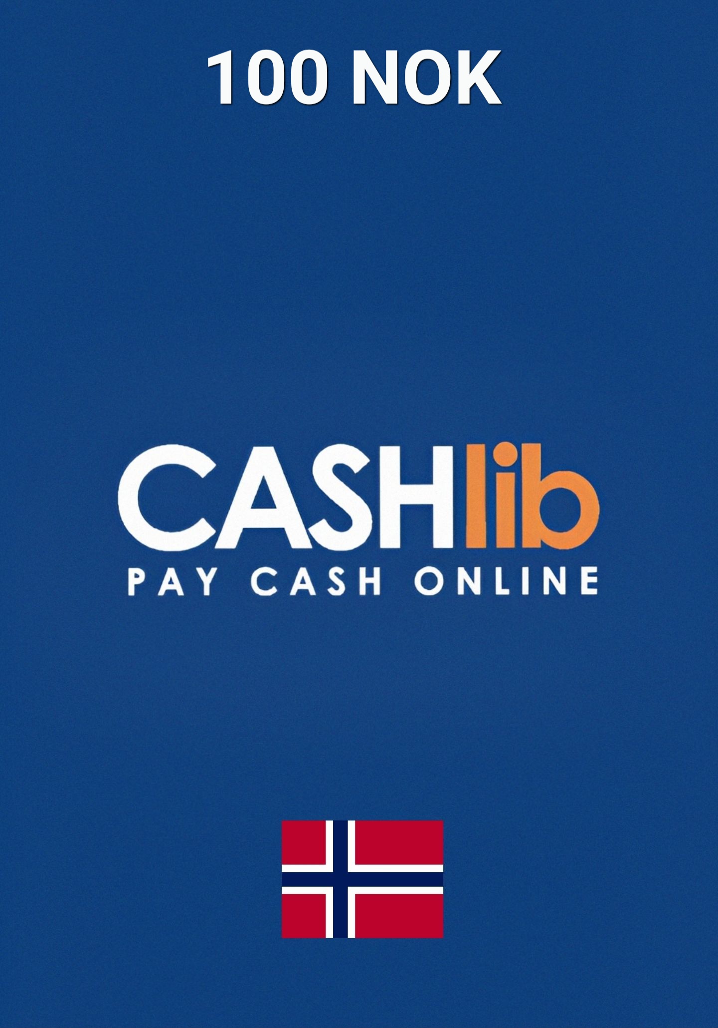 CASHlib Norway 100 NOK Gift Card cover image