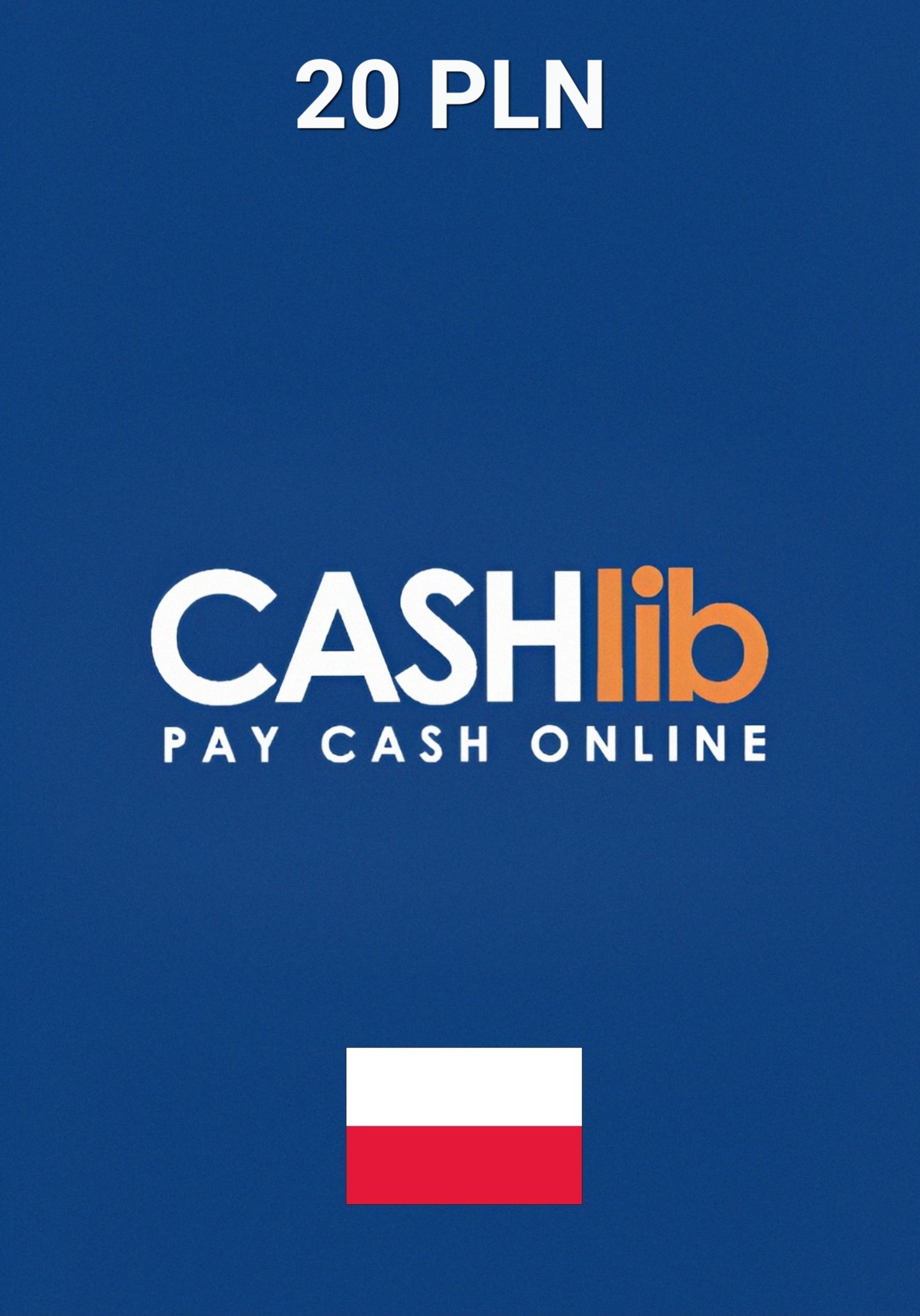 CASHlib Poland 20 PLN Gift Card cover image