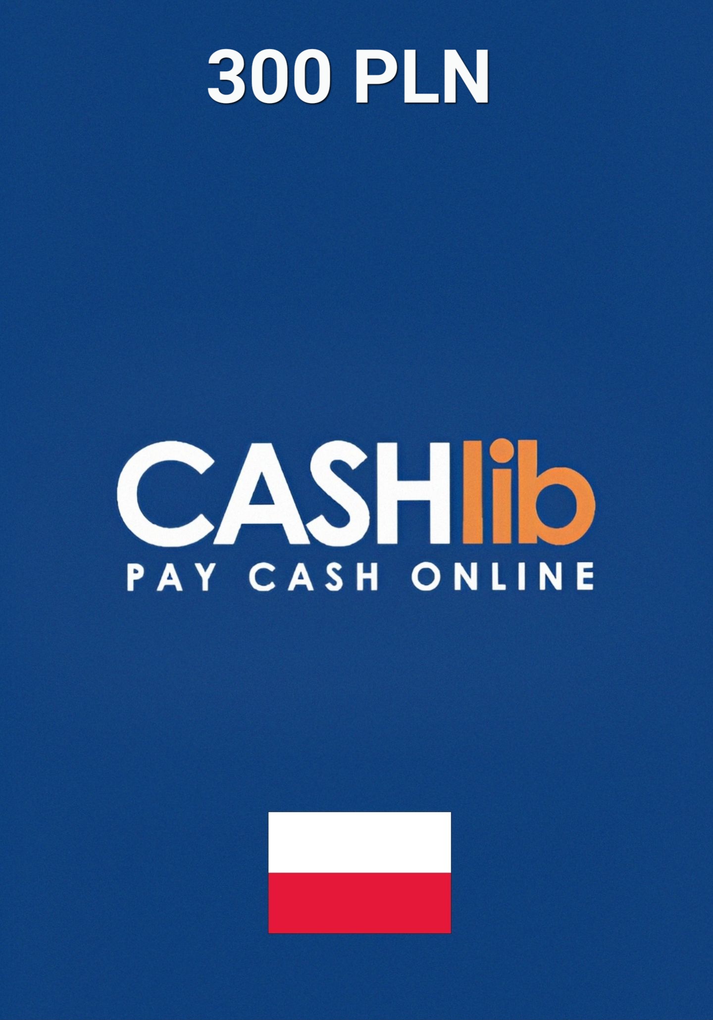 CASHlib Poland 300 PLN Gift Card cover image