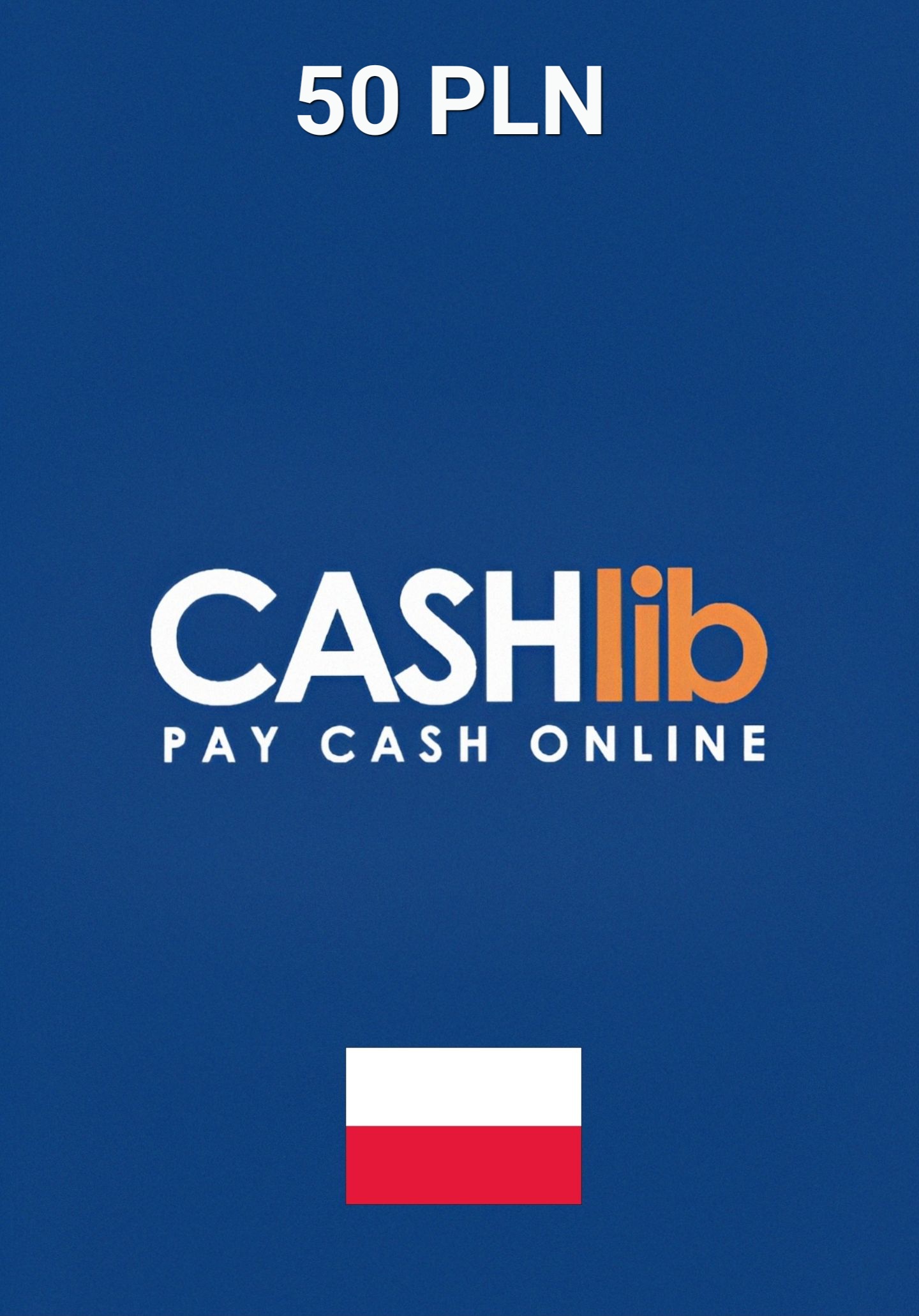 CASHlib Poland 50 PLN Gift Card cover image