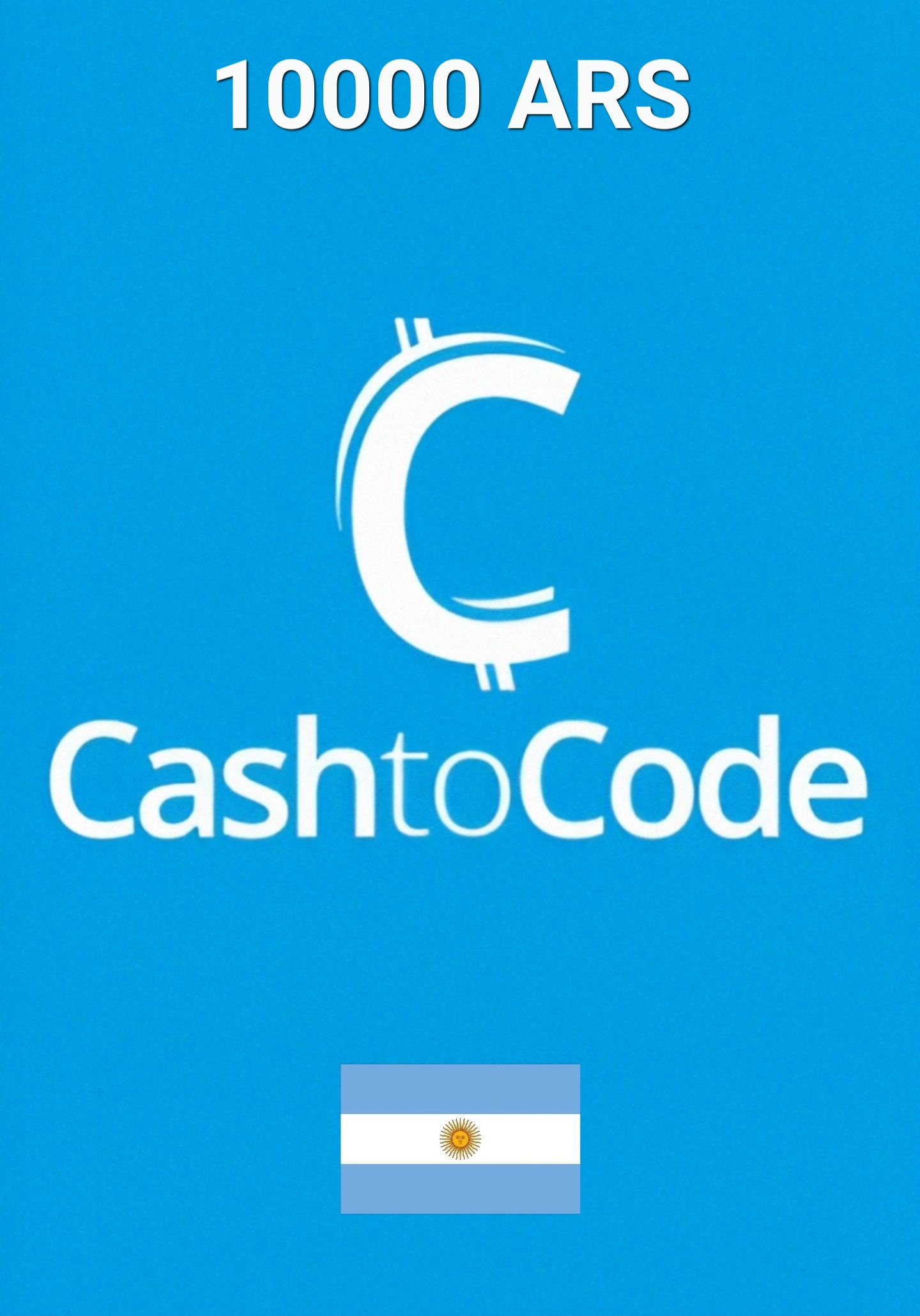 CashtoCode Argentiina 10000 ARS Kinkekaart cover image