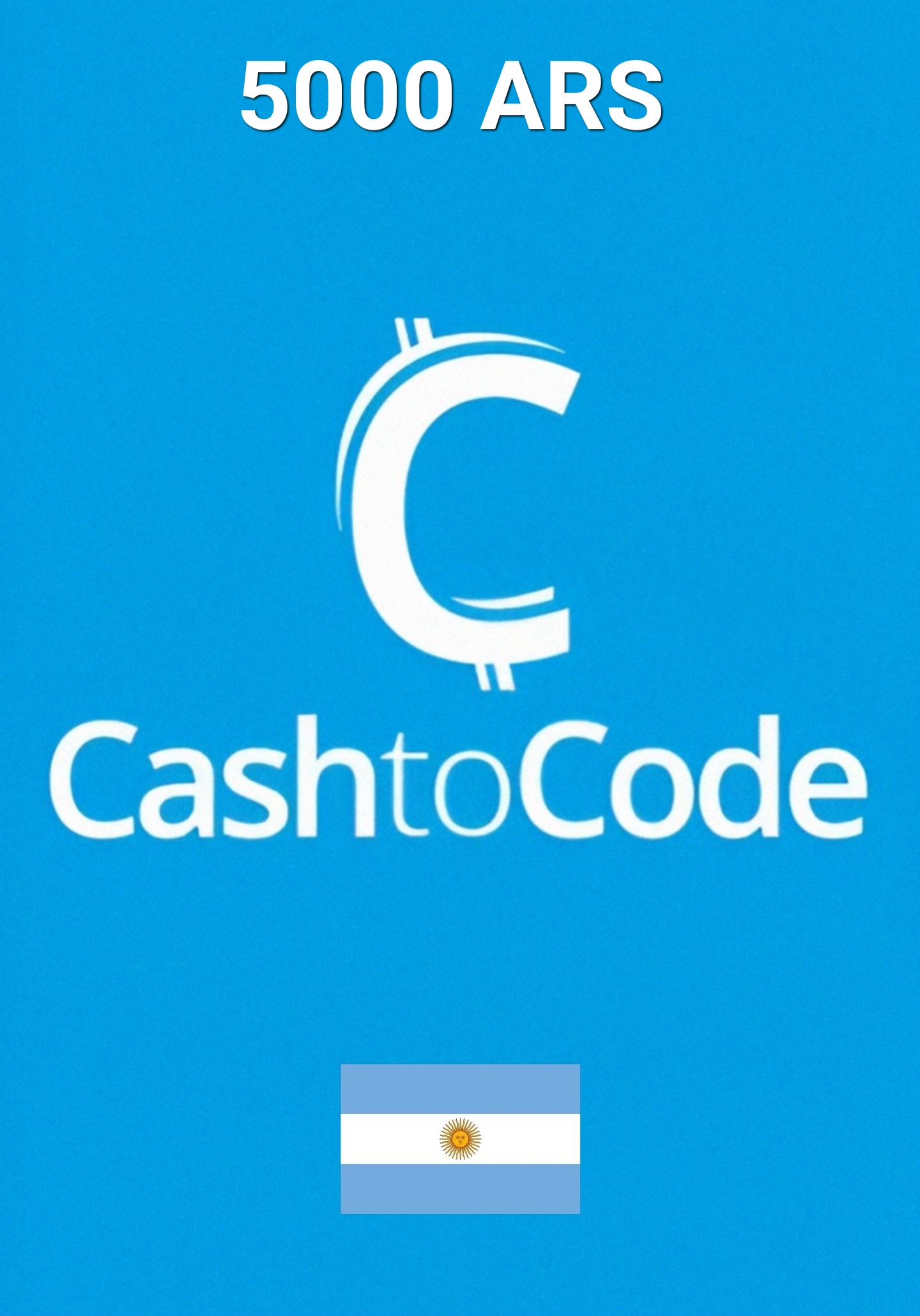 CashtoCode Argentiina 5000 ARS Kinkekaart cover image