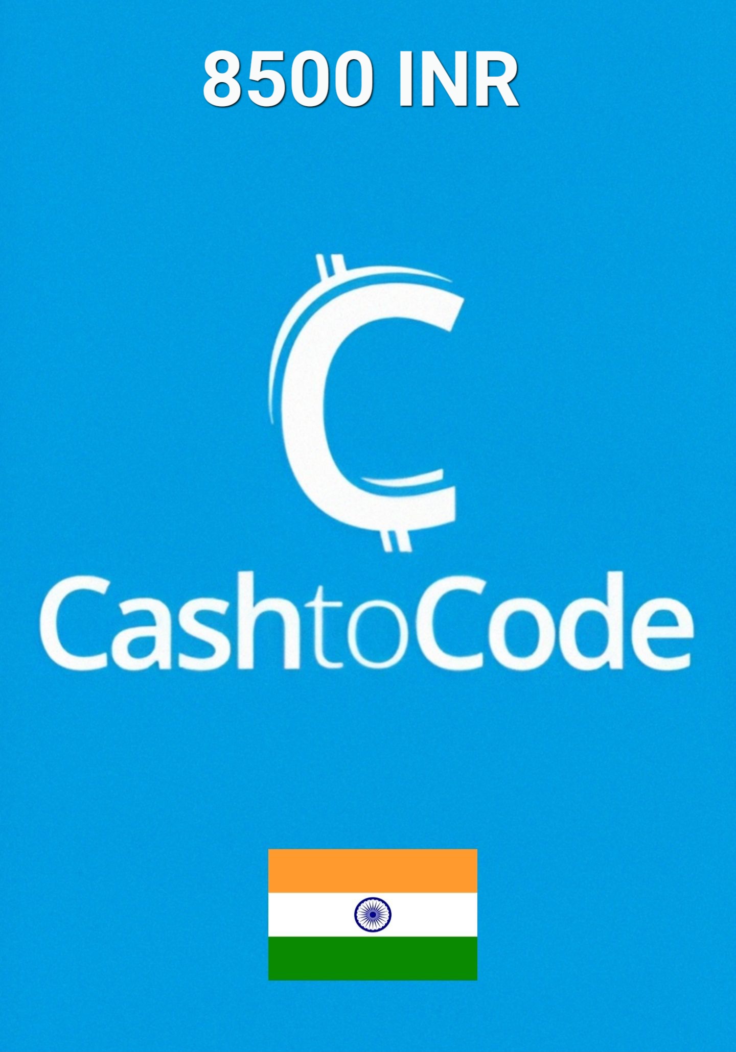 CashtoCode India 8500 INR Kinkekaart cover image