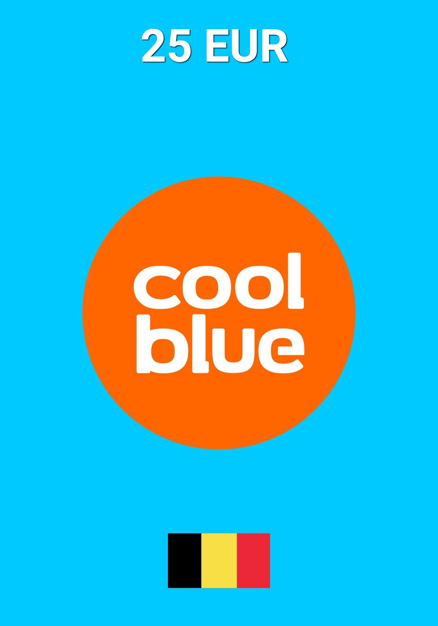 Coolblue Belgium 25 EUR Gift Card cover image