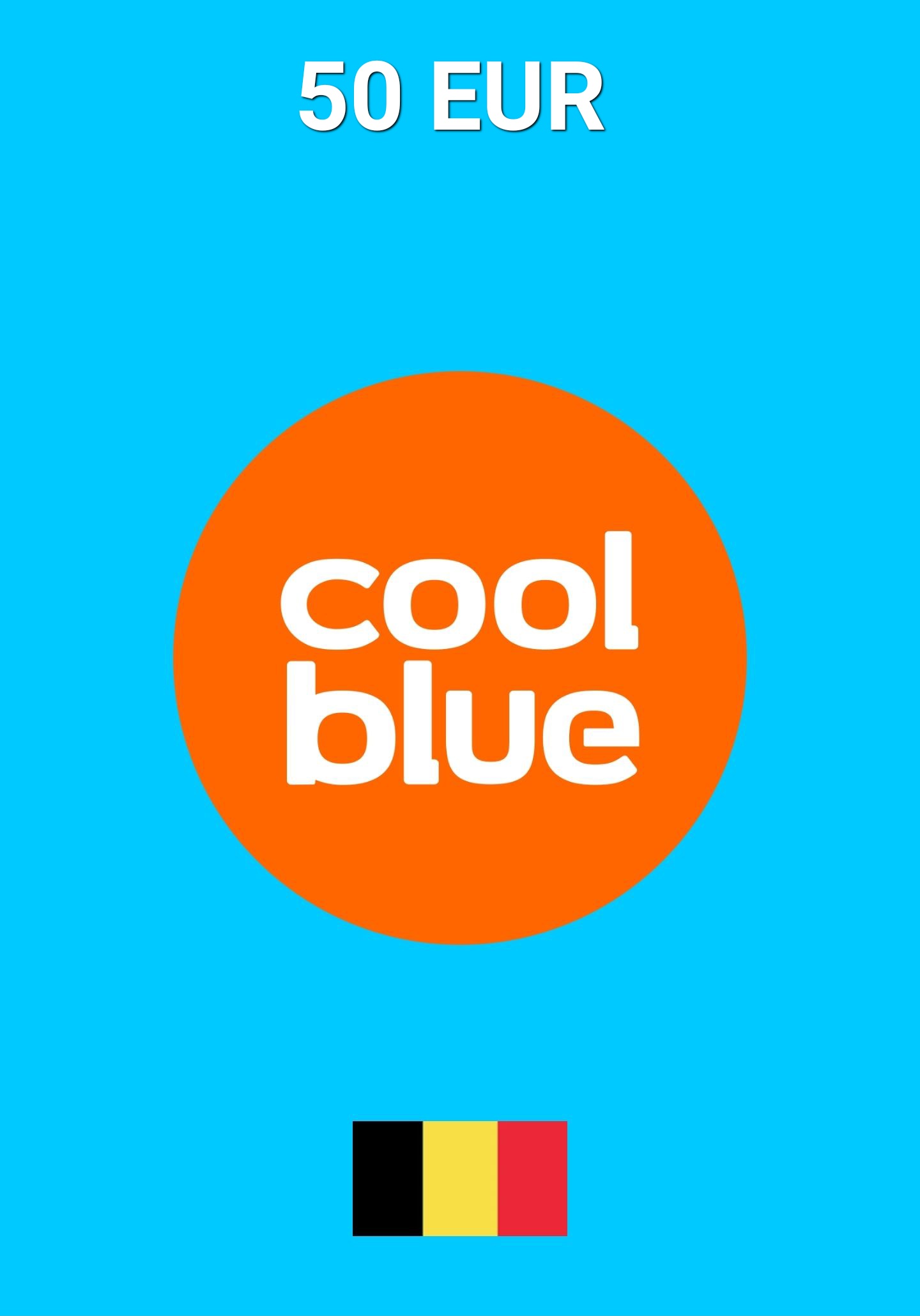 Coolblue Belgium 50 EUR Gift Card cover image