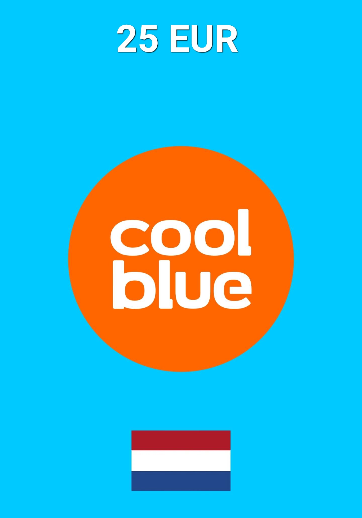 Coolblue Netherlands 25 EUR Gift Card cover image