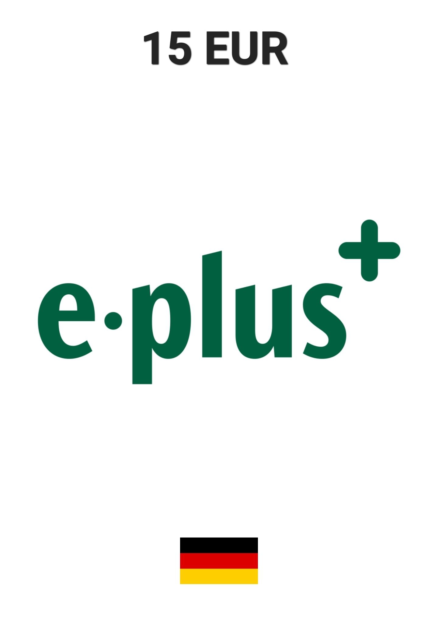 E-Plus Germany 15 EUR Gift Card cover image
