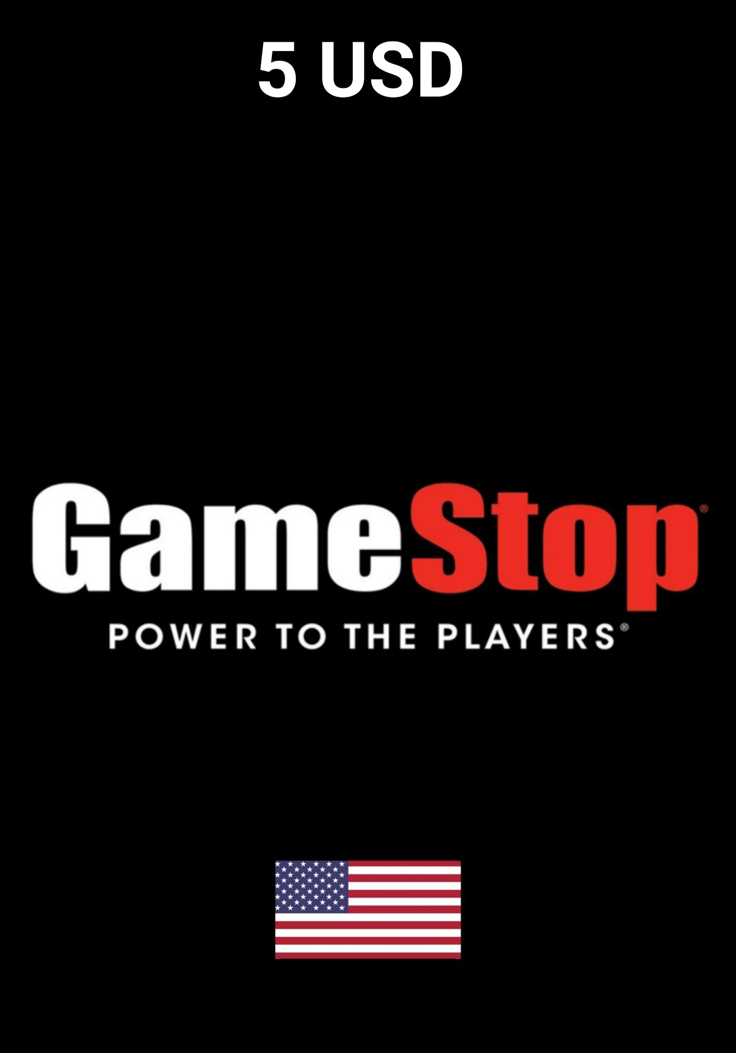 GameStop USA 5 USD Gift Card cover image