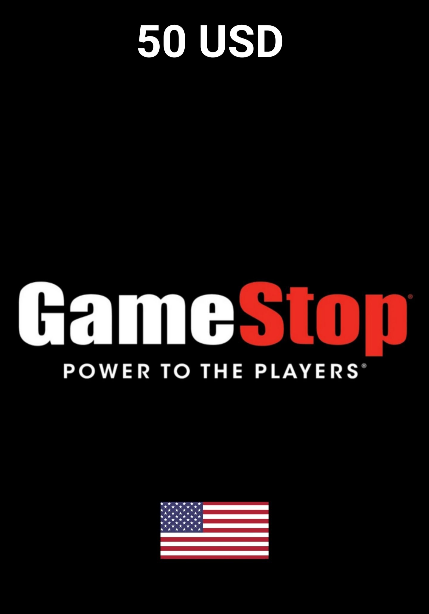 GameStop USA 50 USD Gift Card cover image
