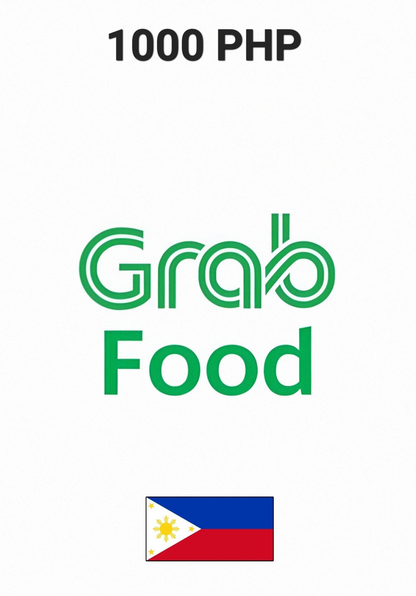 Grab Philippines 1000 PHP Gift Card cover image