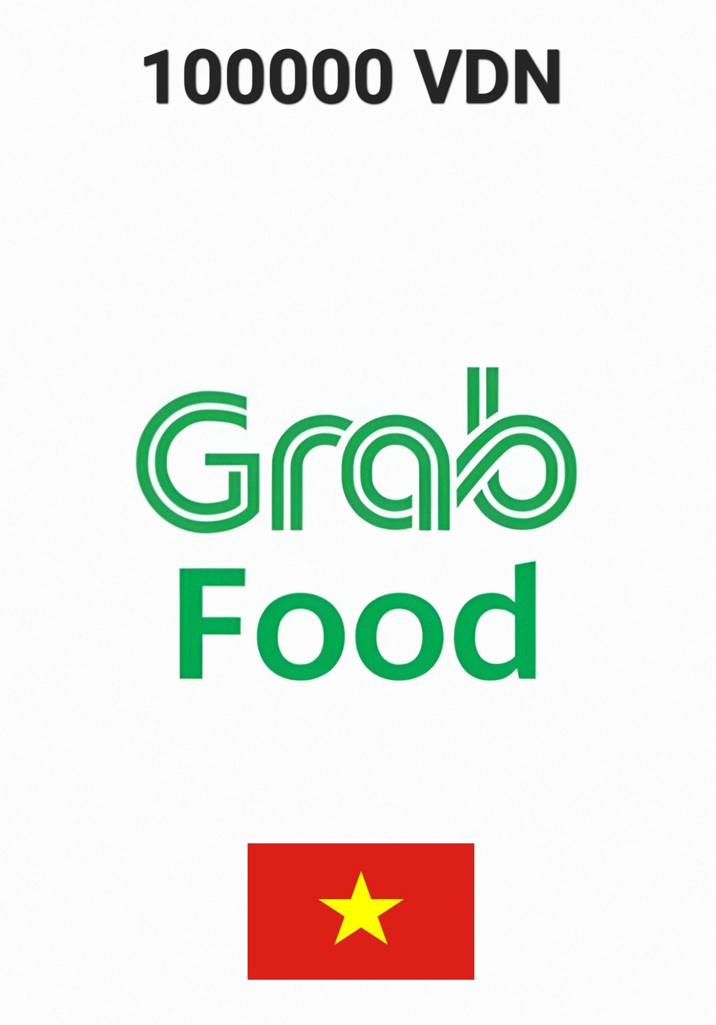 Grab Vietnam 100000 VND Kinkekaart cover image