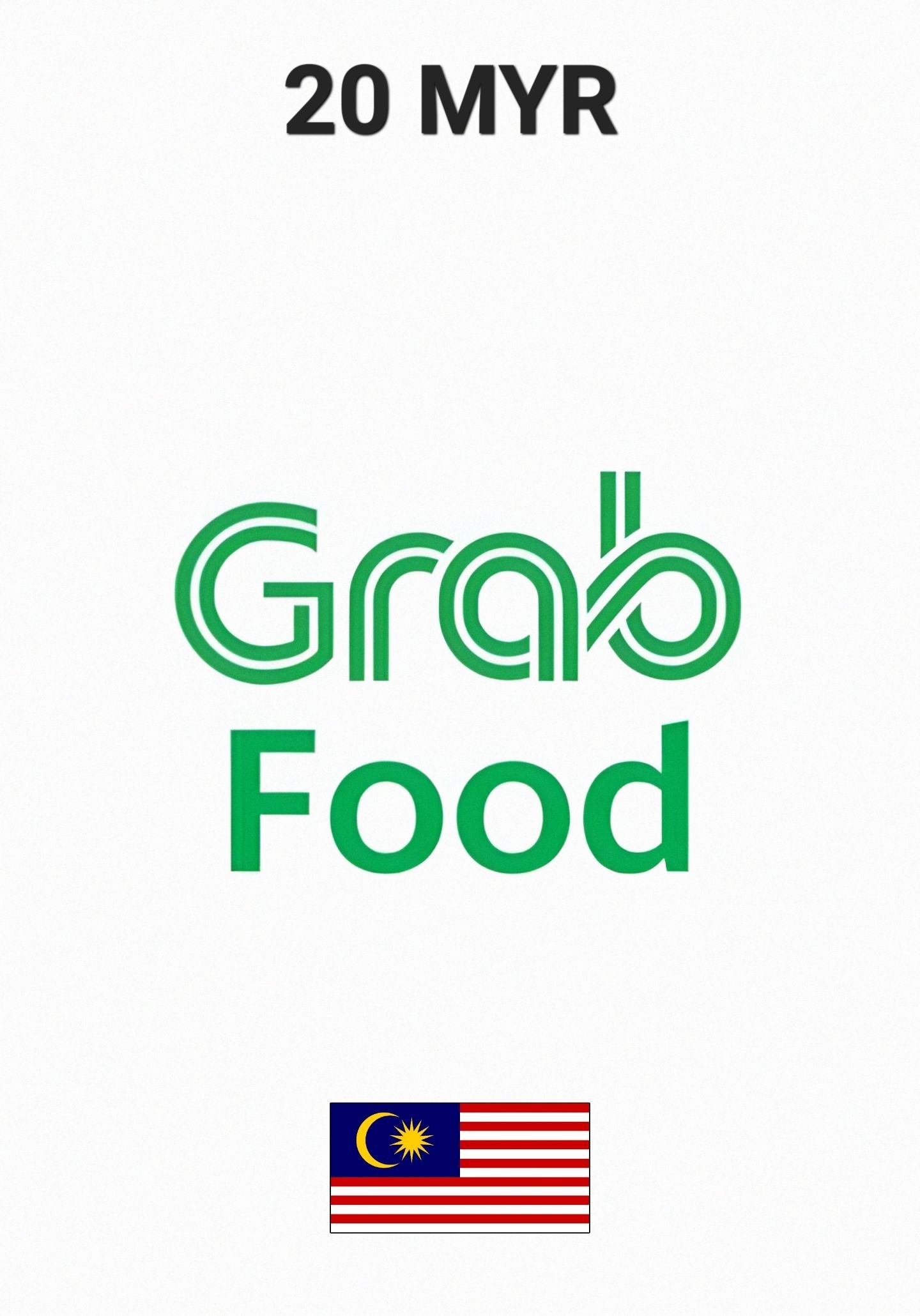 Grab Malaysia 20 MYR Gift Card cover image