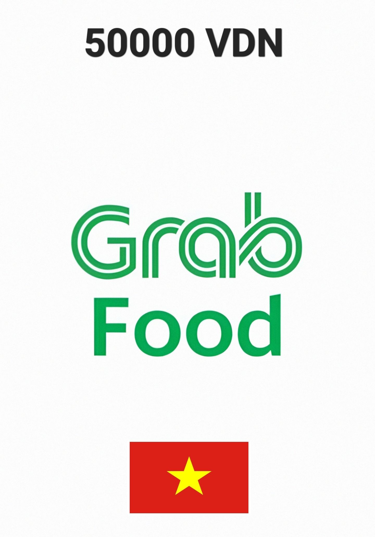 Grab Vietnam 50000 VND Kinkekaart cover image