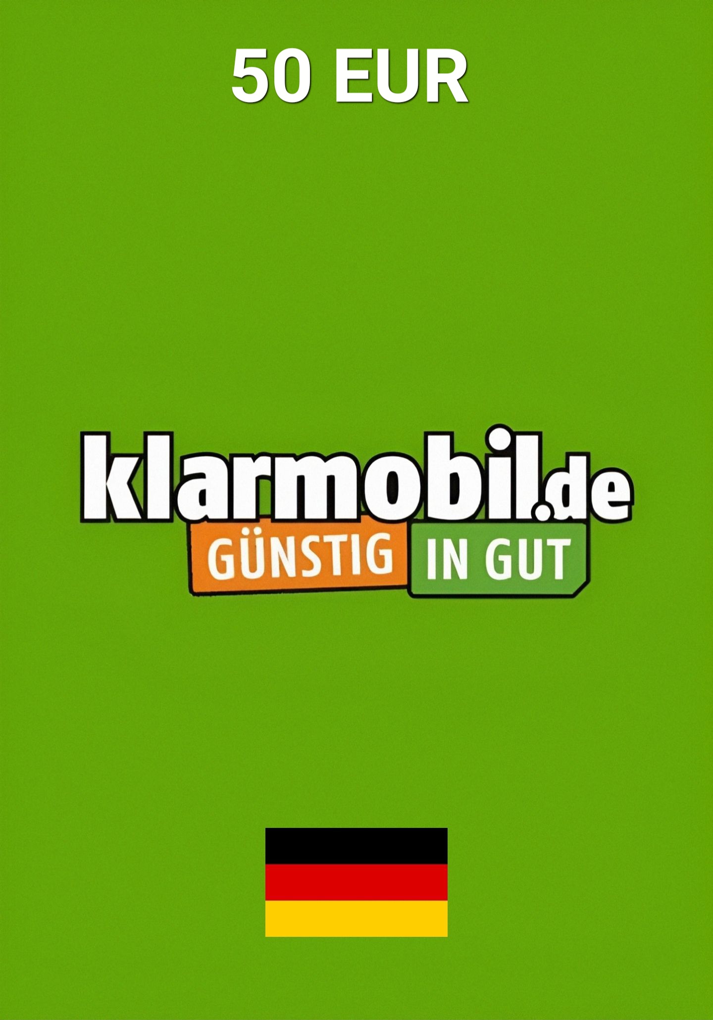 KlarMobil Saksamaa 50 EUR Kinkekaart cover image