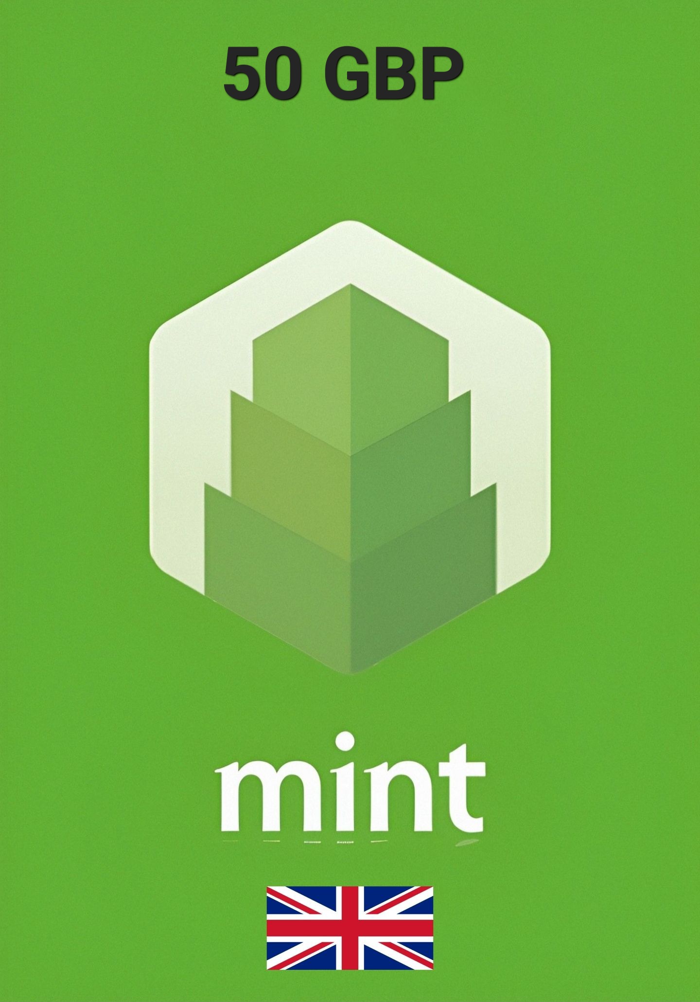 Mint UK 50 GBP Gift Card cover image