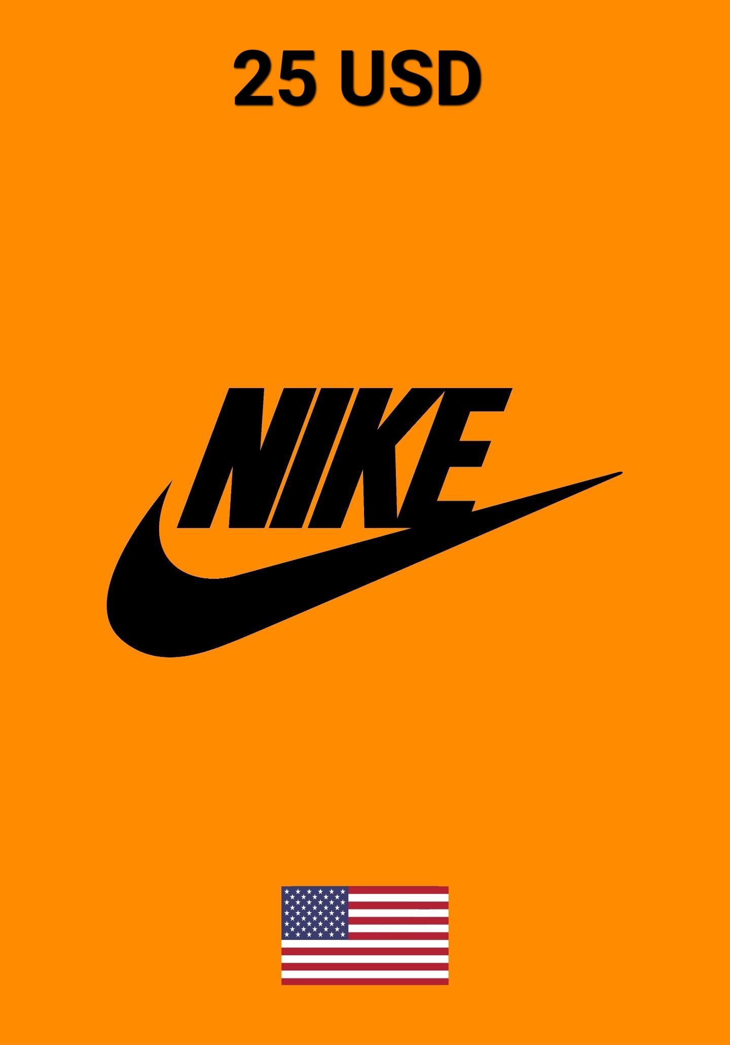 Nike USA 25 USD Gift Card cover image
