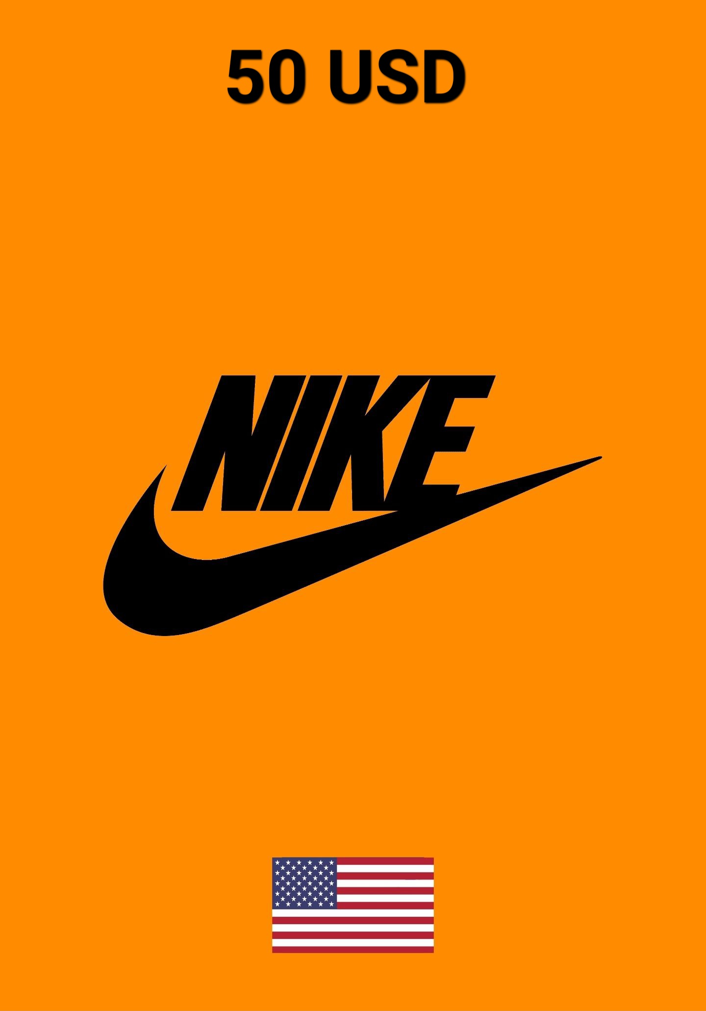 Nike USA 50 USD Gift Card cover image