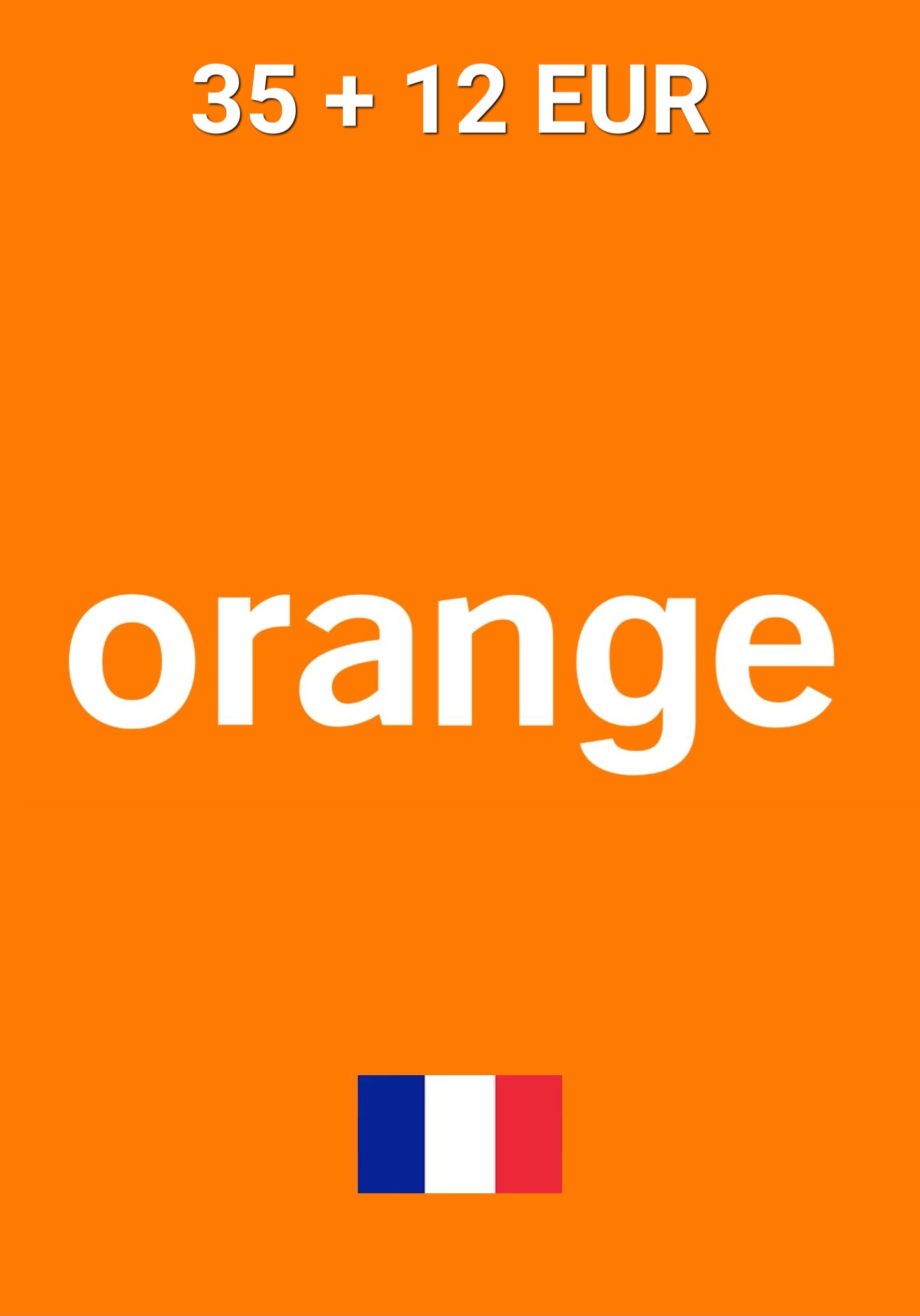 Orange E-recharge France 35 + 12 EUR Gift Card cover image