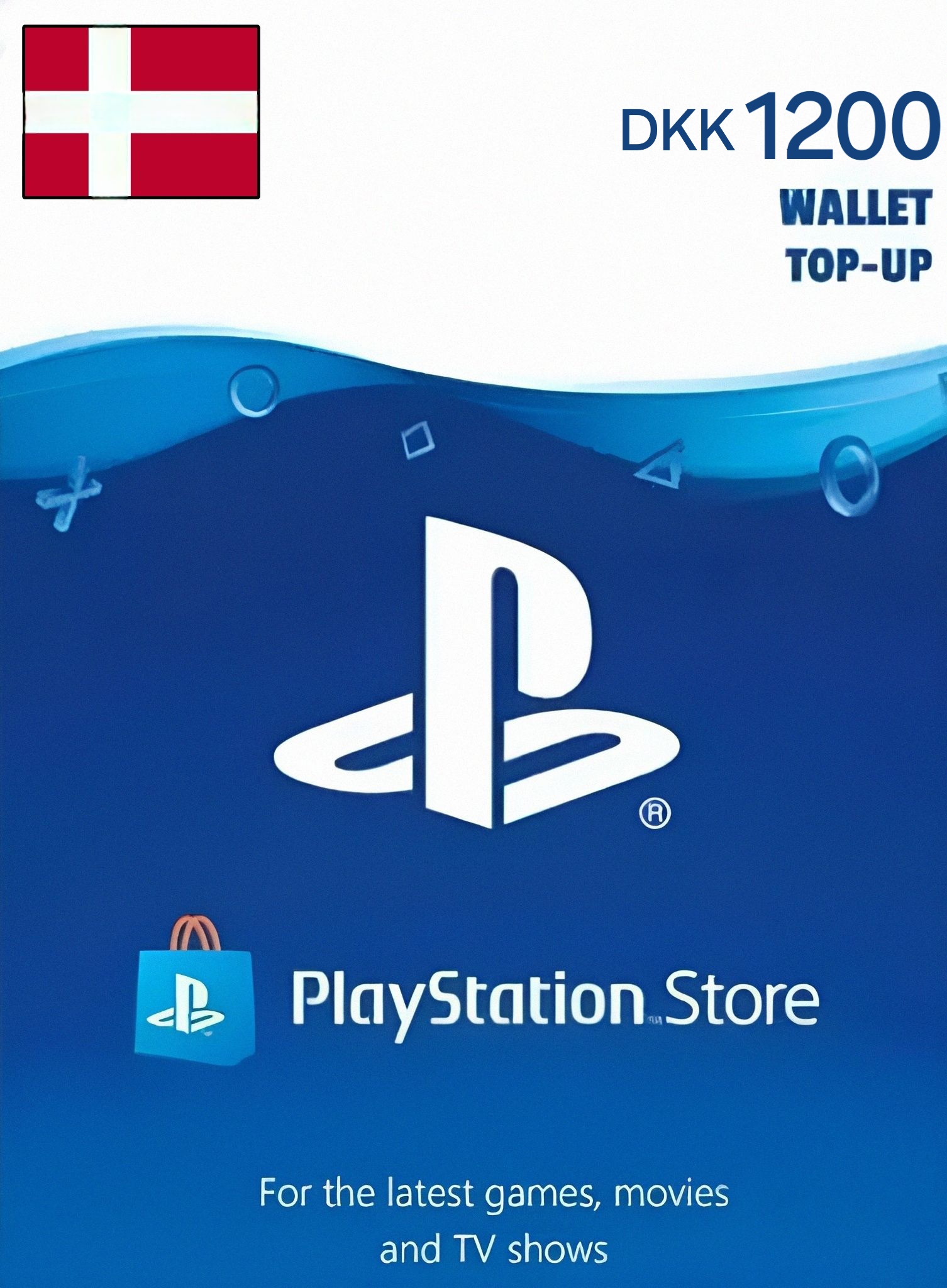 Demnark PSN 1200 DKK Gift Card cover image