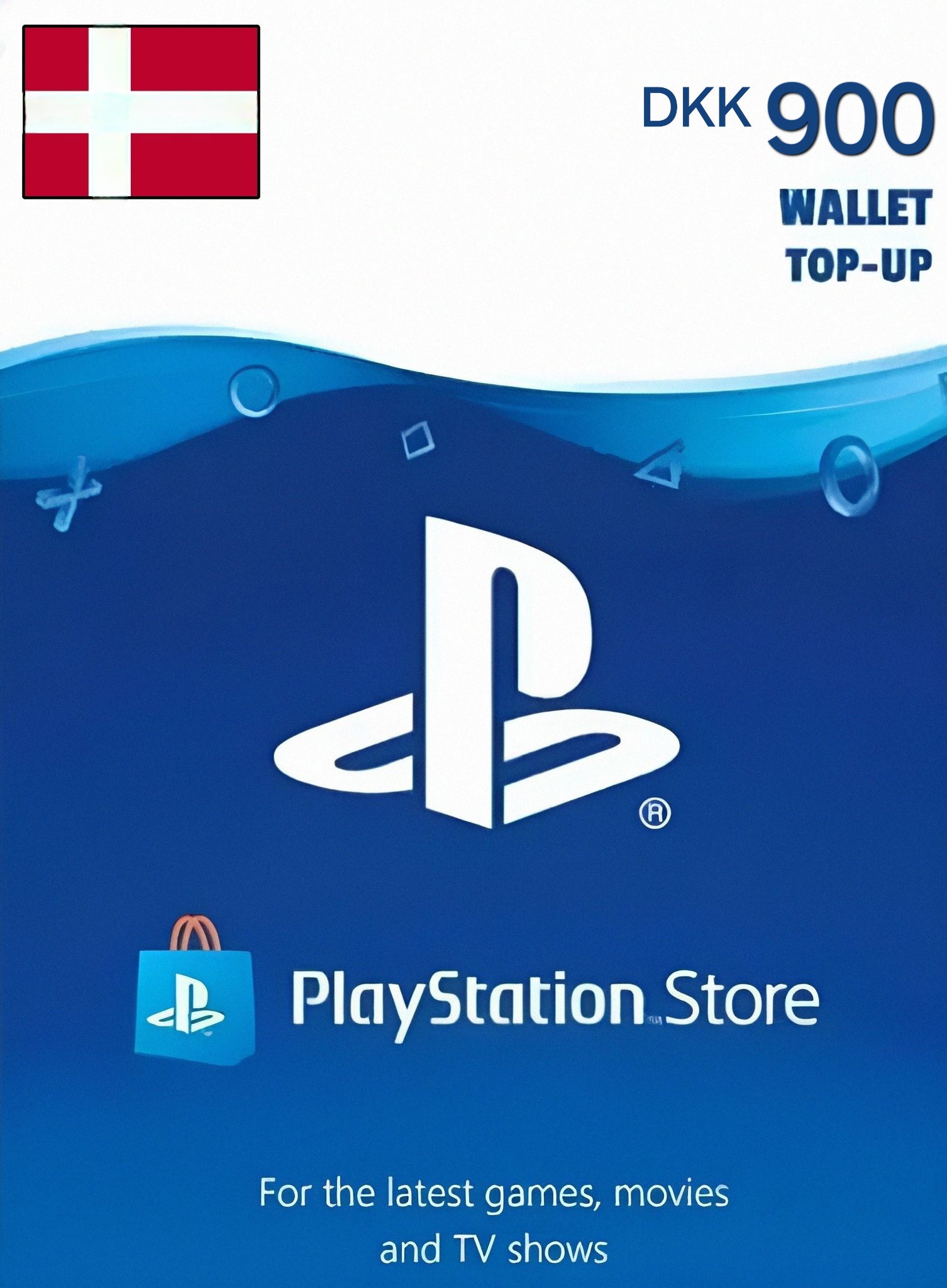 Denmark PSN 900 DKK Gift Card cover image