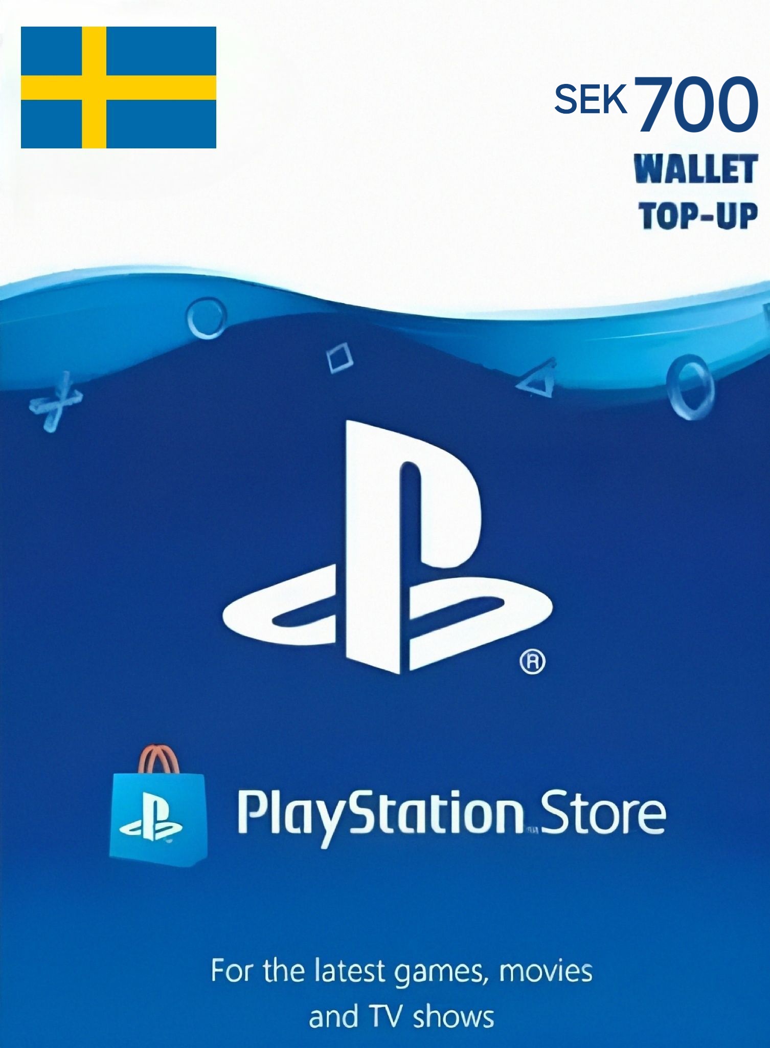 Sweden PSN 700 SEK Gift Card cover image