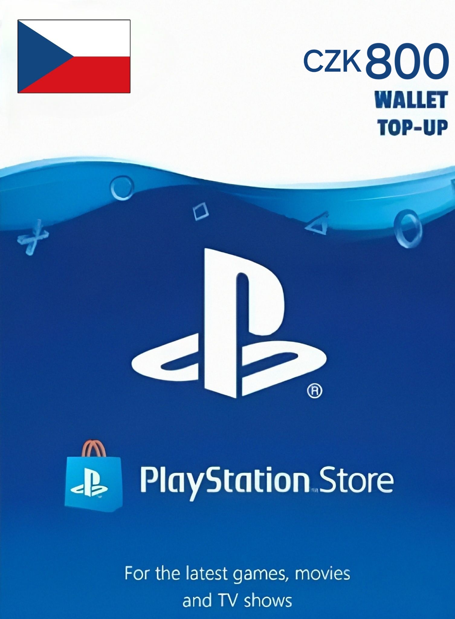 Czech Republic PSN 800 CZK Gift Card cover image