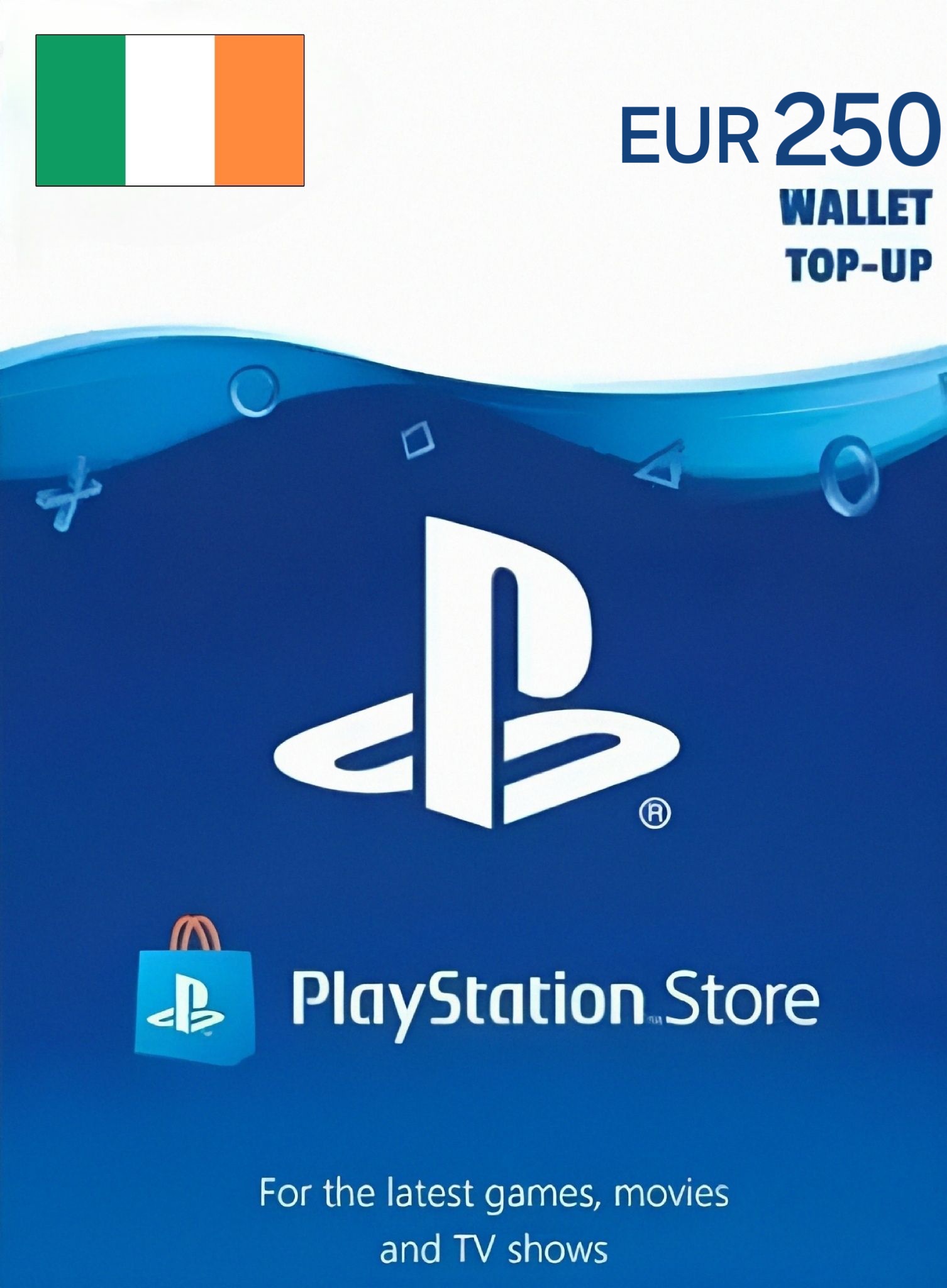 Ireland PSN 250 EUR Gift Card cover image