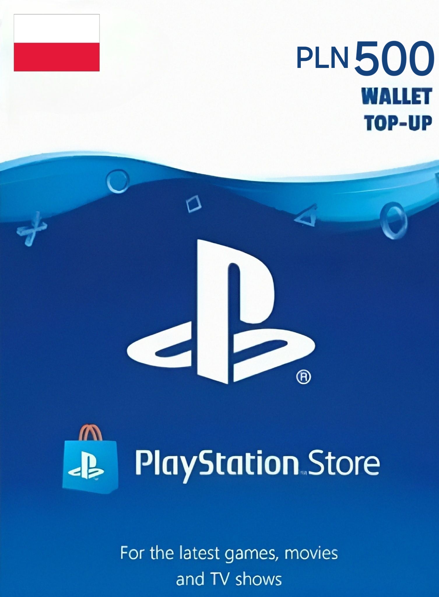 Poland PSN 500 PLN Gift Card cover image