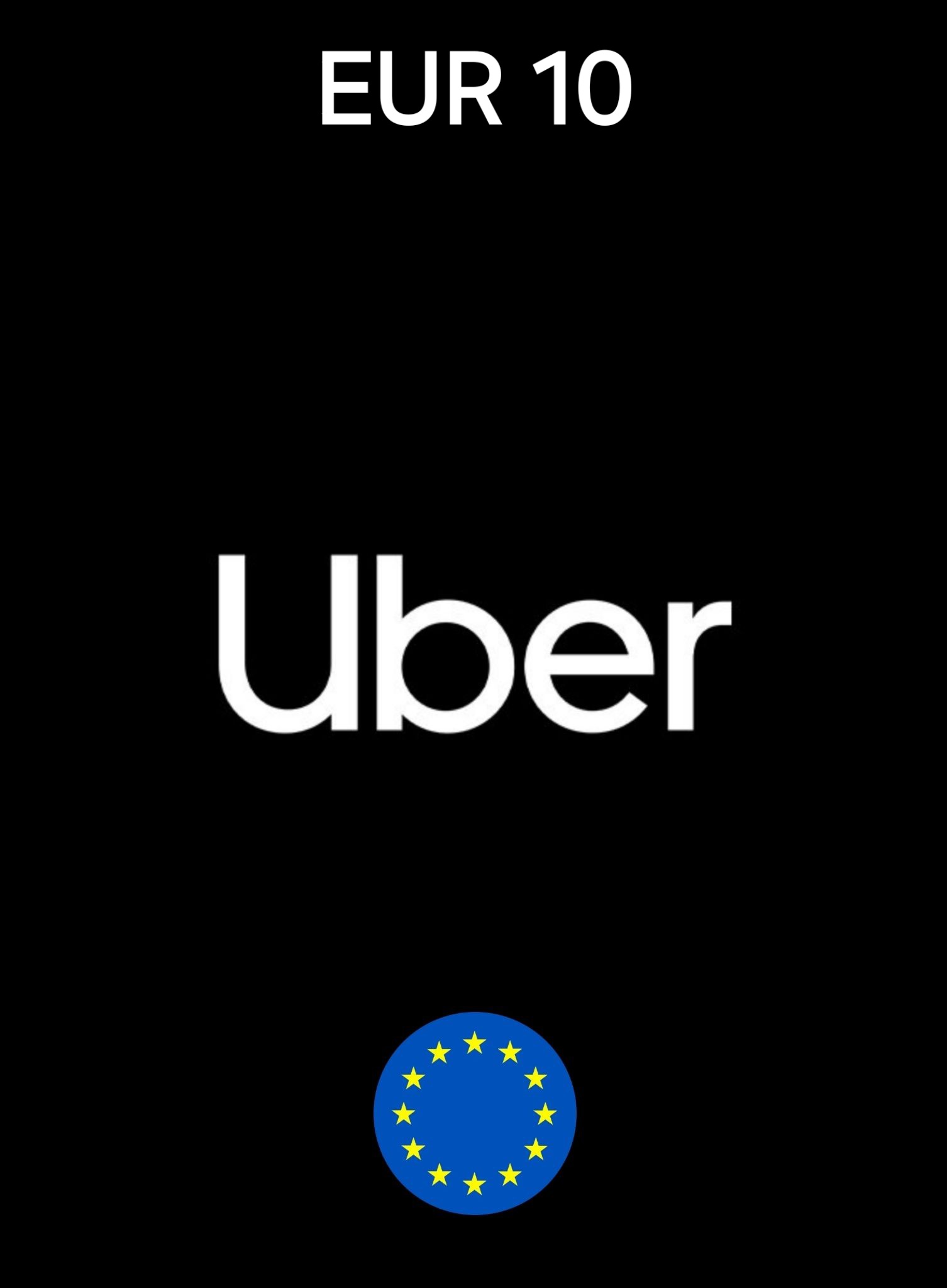 Uber 10 EUR Gift Card cover image